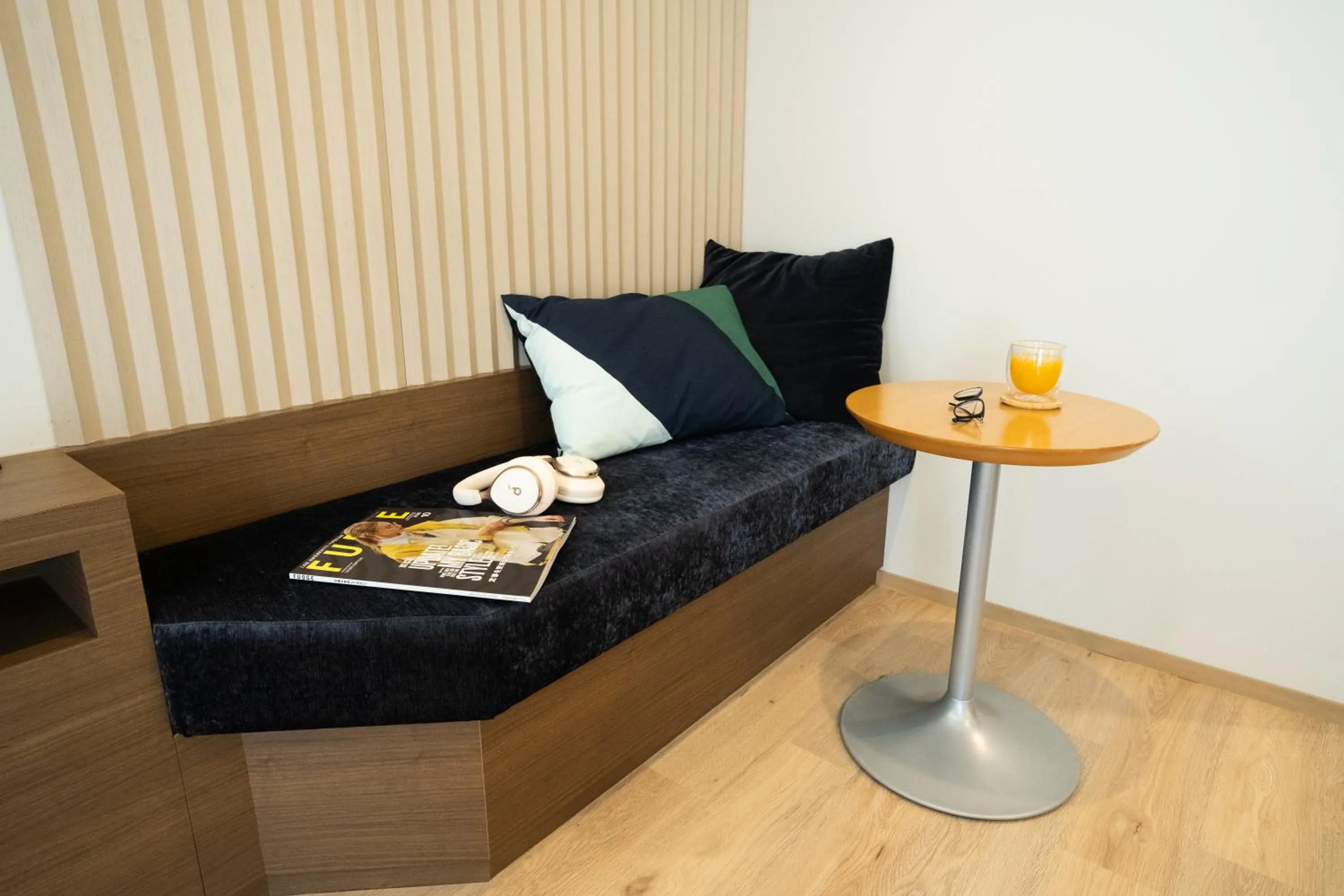 Seating area in WAYFARER Kyoto Shijo