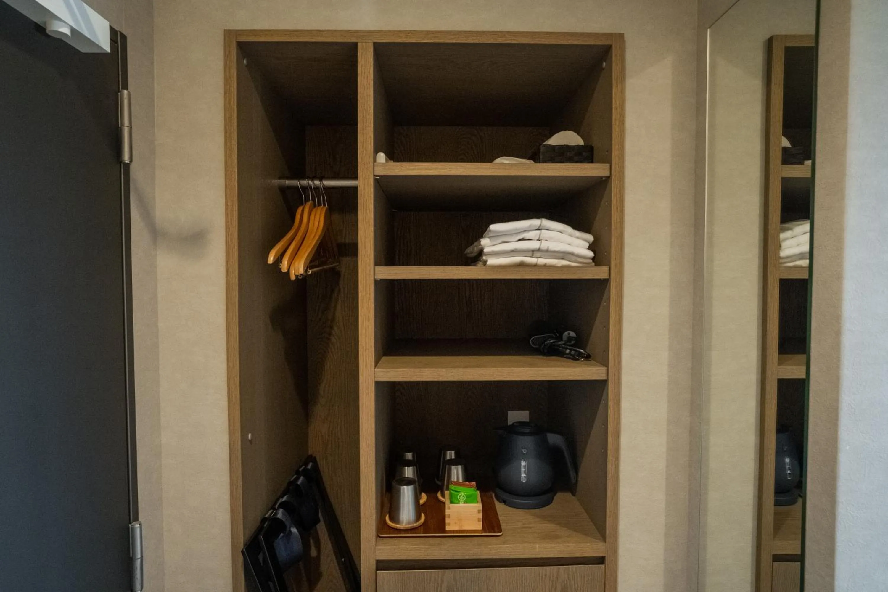 wardrobe in WAYFARER Kyoto Shijo