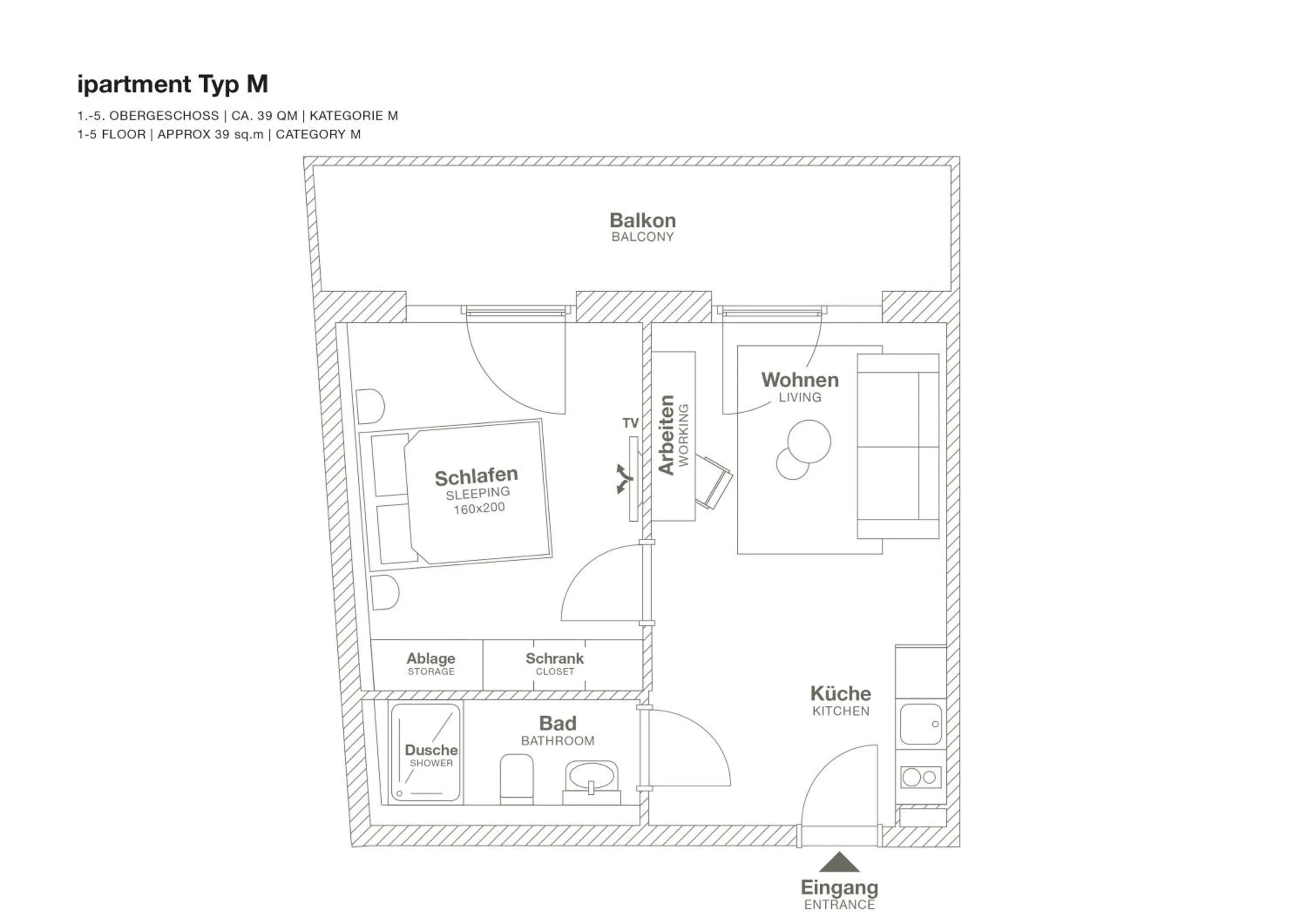 Floor plan in ipartment Böblingen Sindelfingen