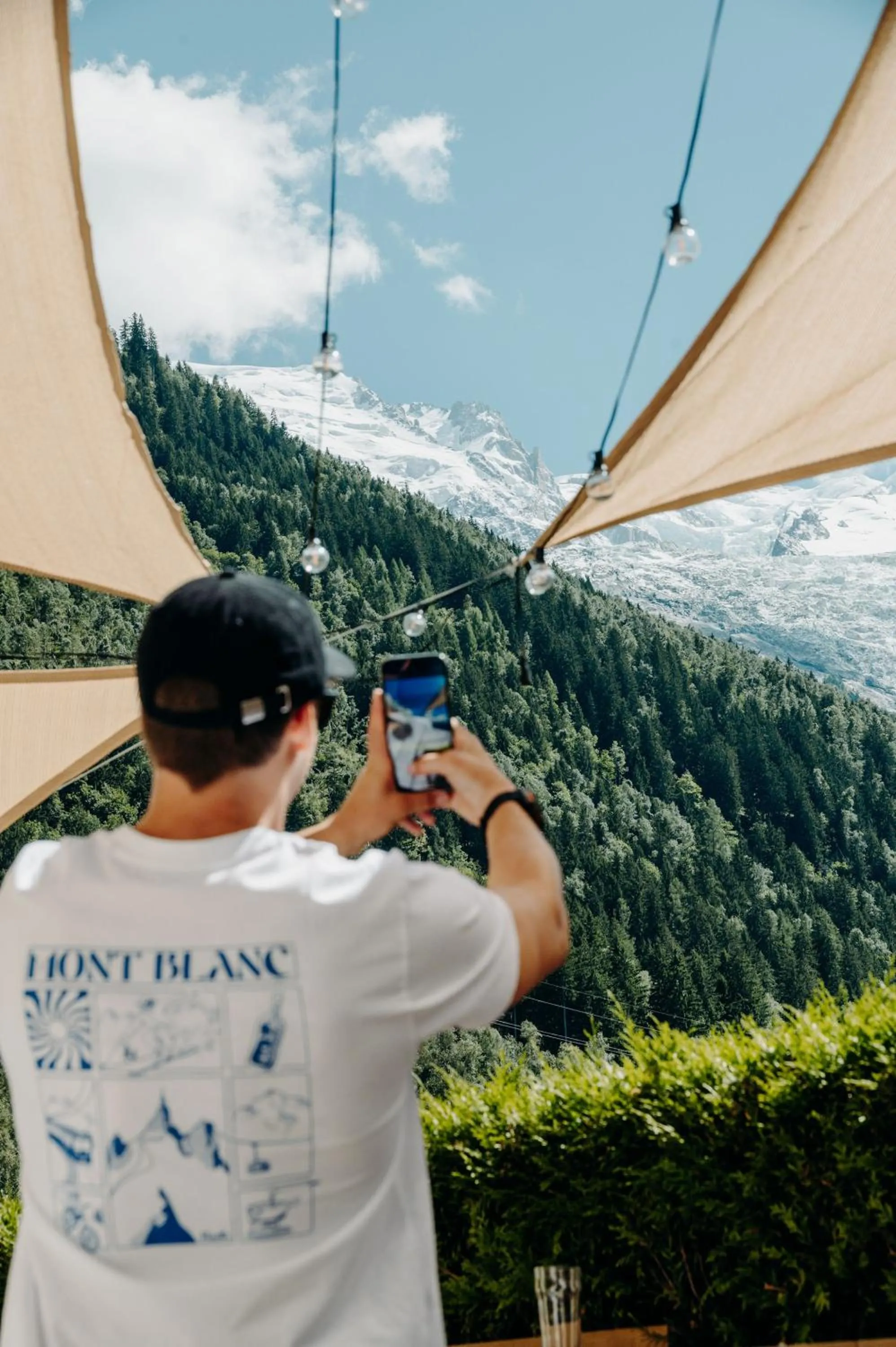 Patio in Plan B Hotel - Living Chamonix