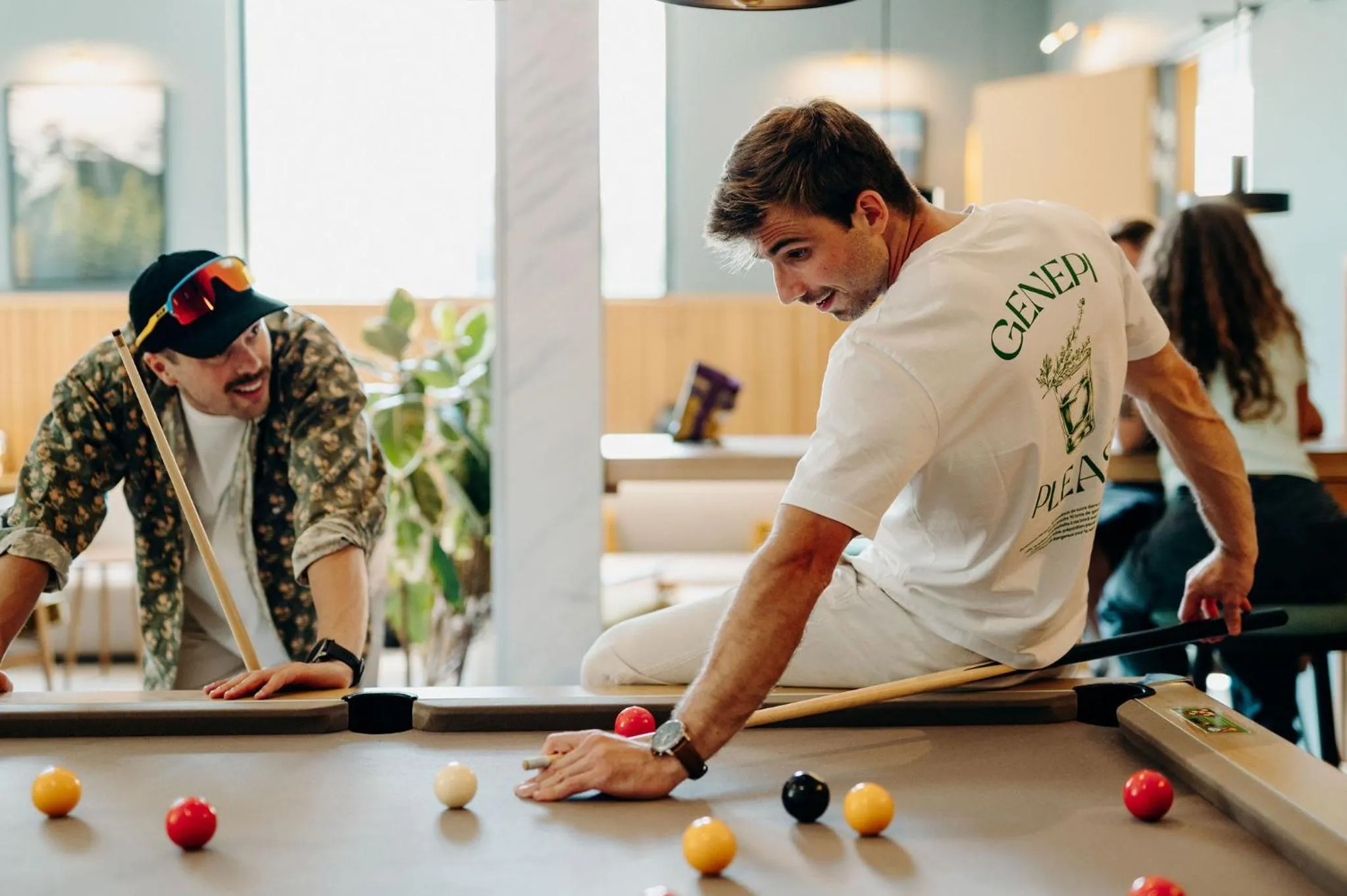 Billiard in Plan B Hotel - Living Chamonix