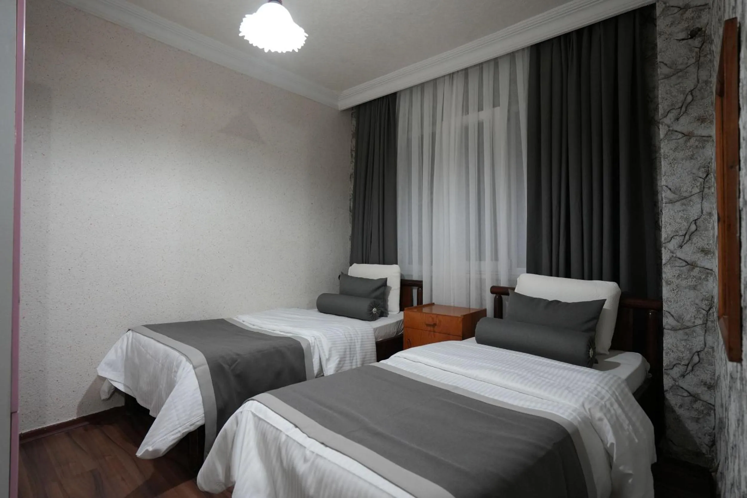 Bed in OzenTurku Hotel