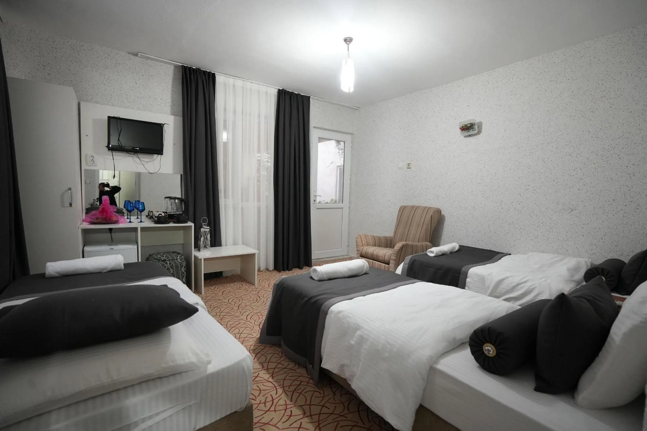 Bed in OzenTurku Hotel