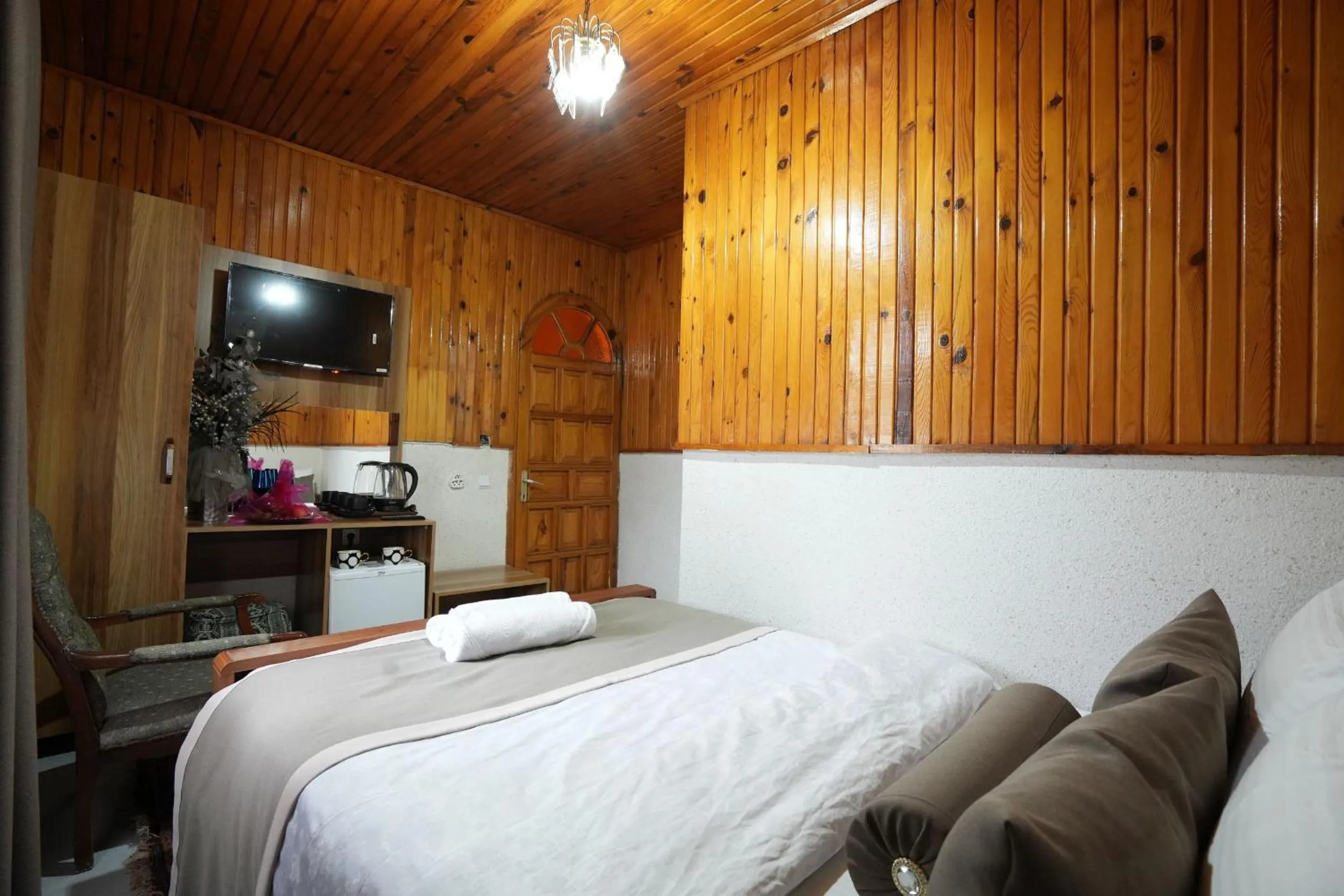 Bed in OzenTurku Hotel