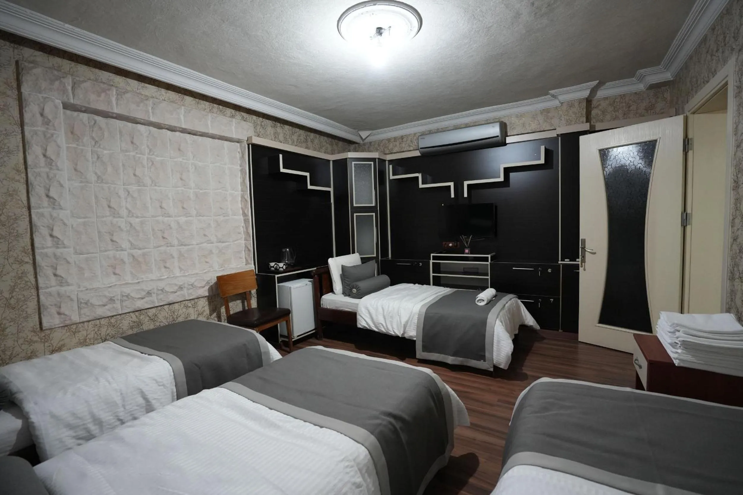 Bed in OzenTurku Hotel