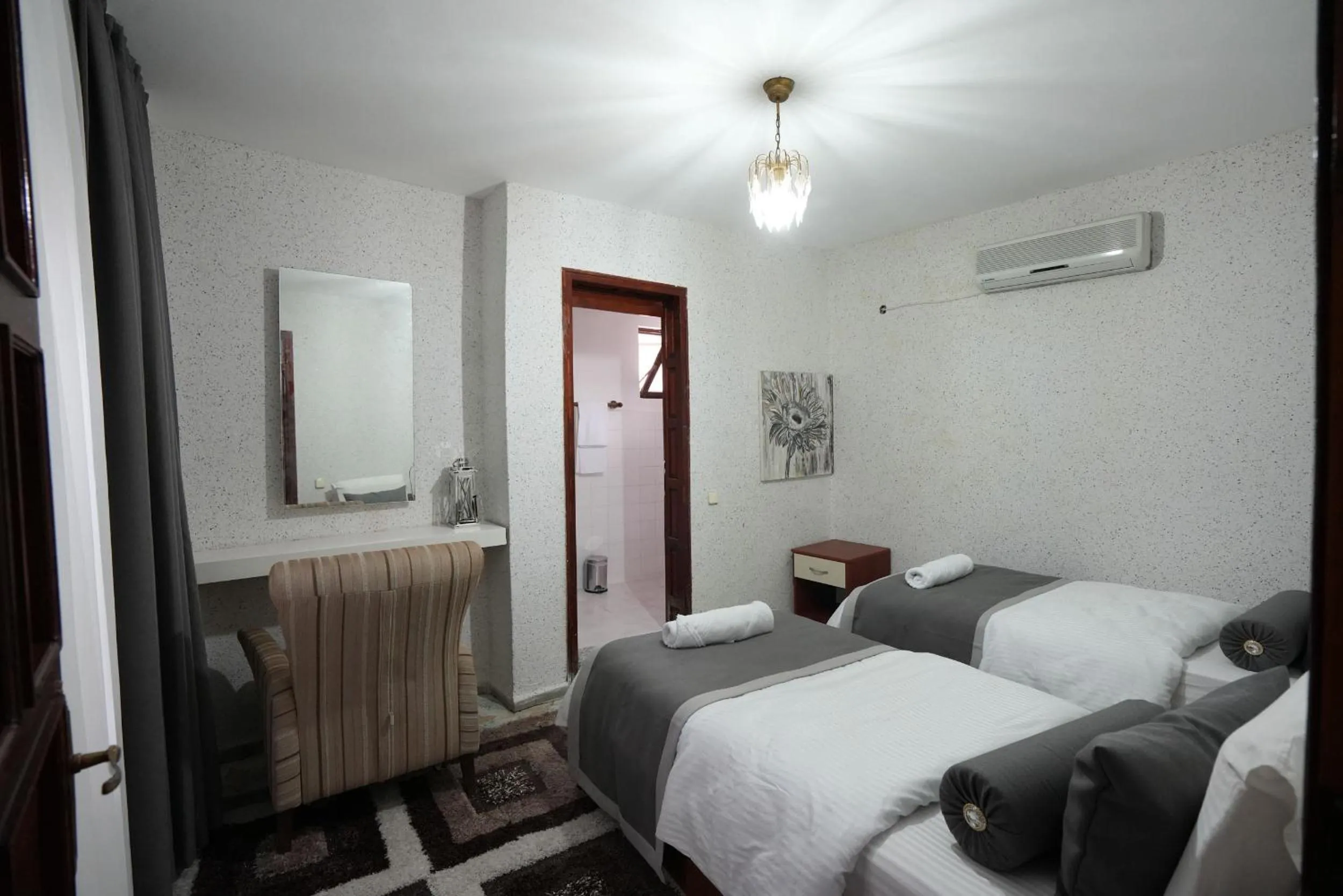 Bed in OzenTurku Hotel