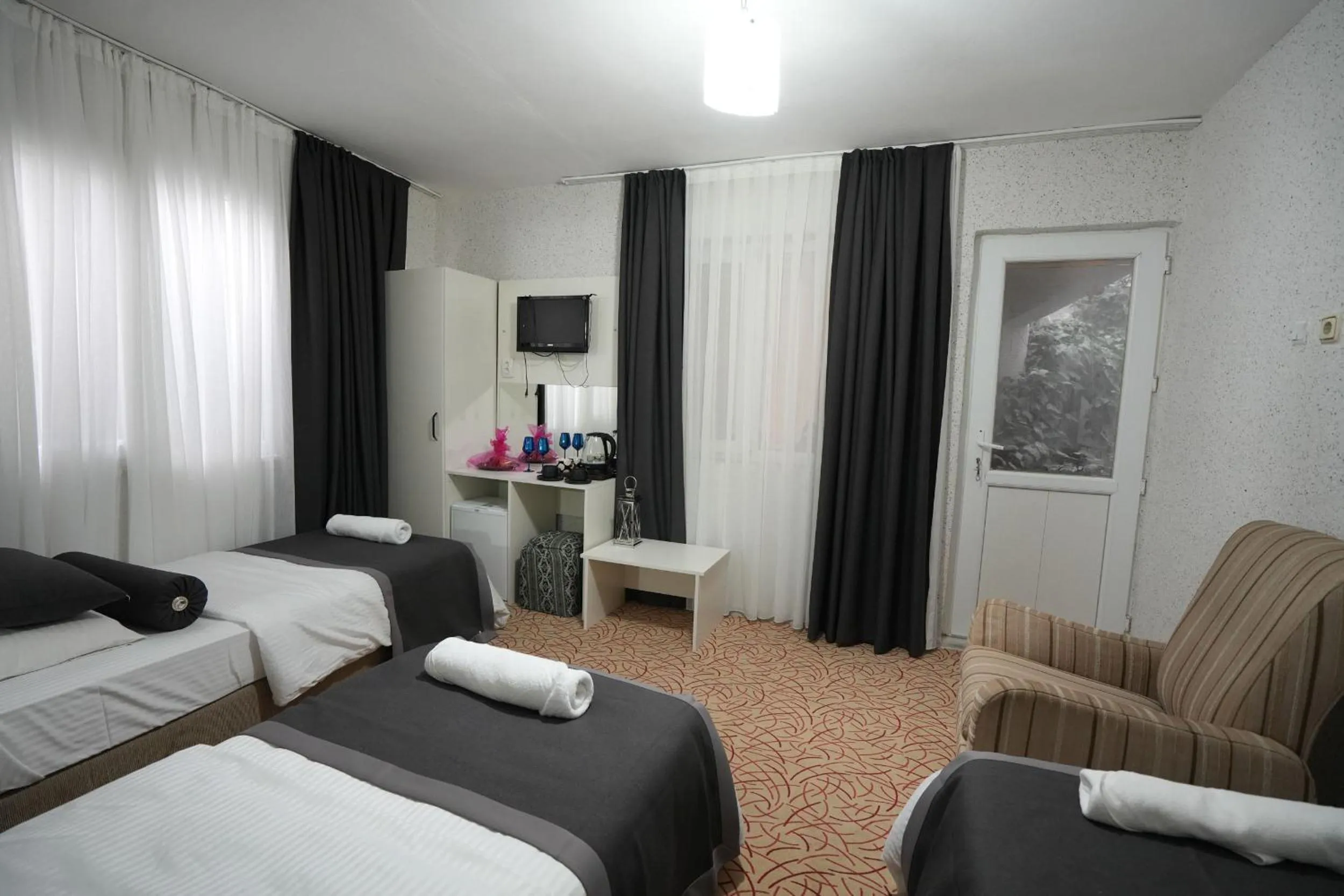 Bed in OzenTurku Hotel