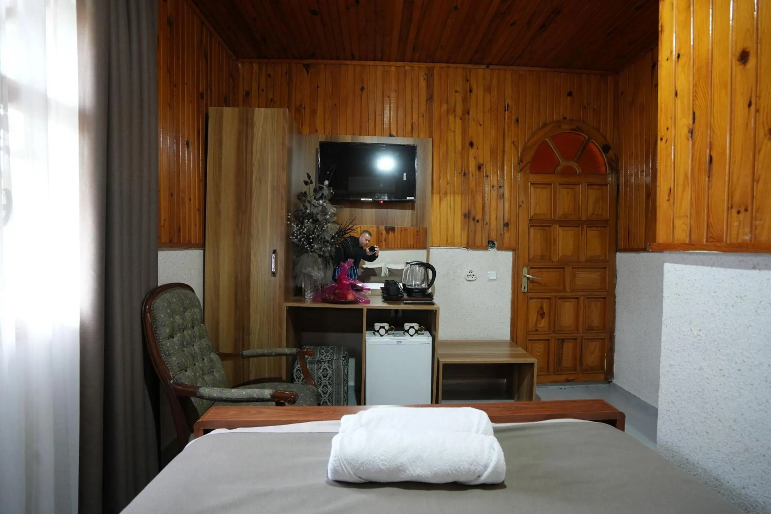 Bed in OzenTurku Hotel