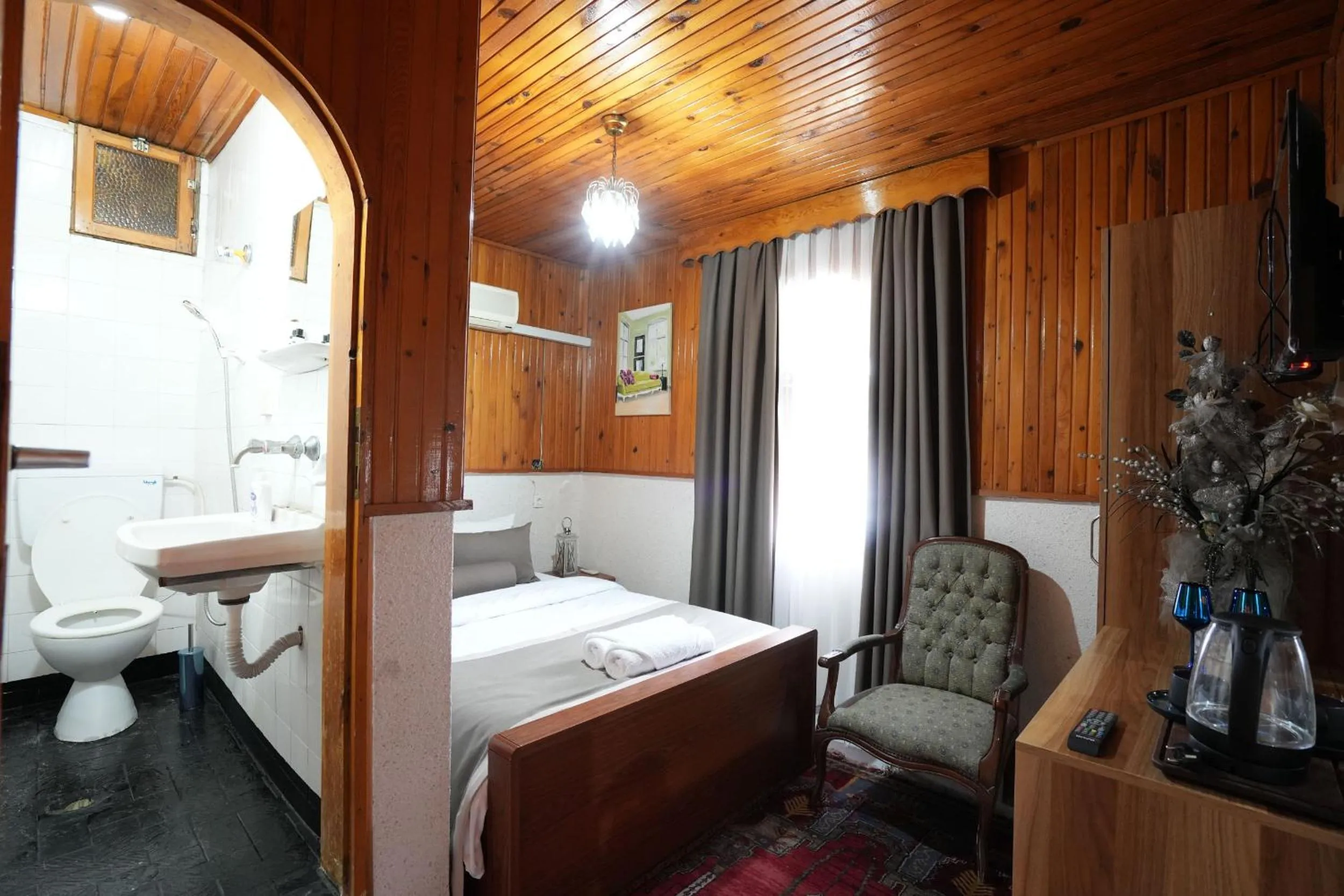 Bed in OzenTurku Hotel