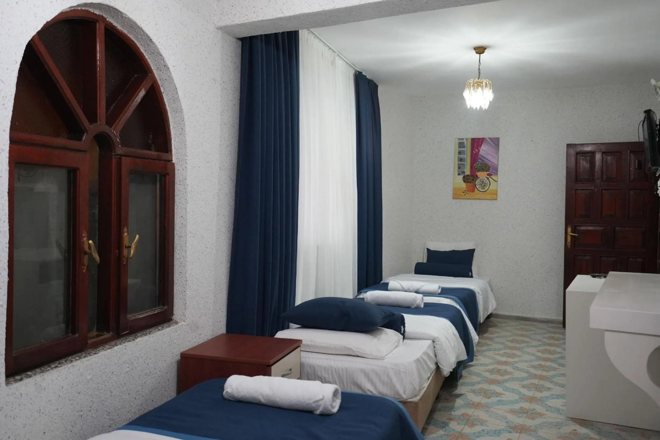 Bed in OzenTurku Hotel