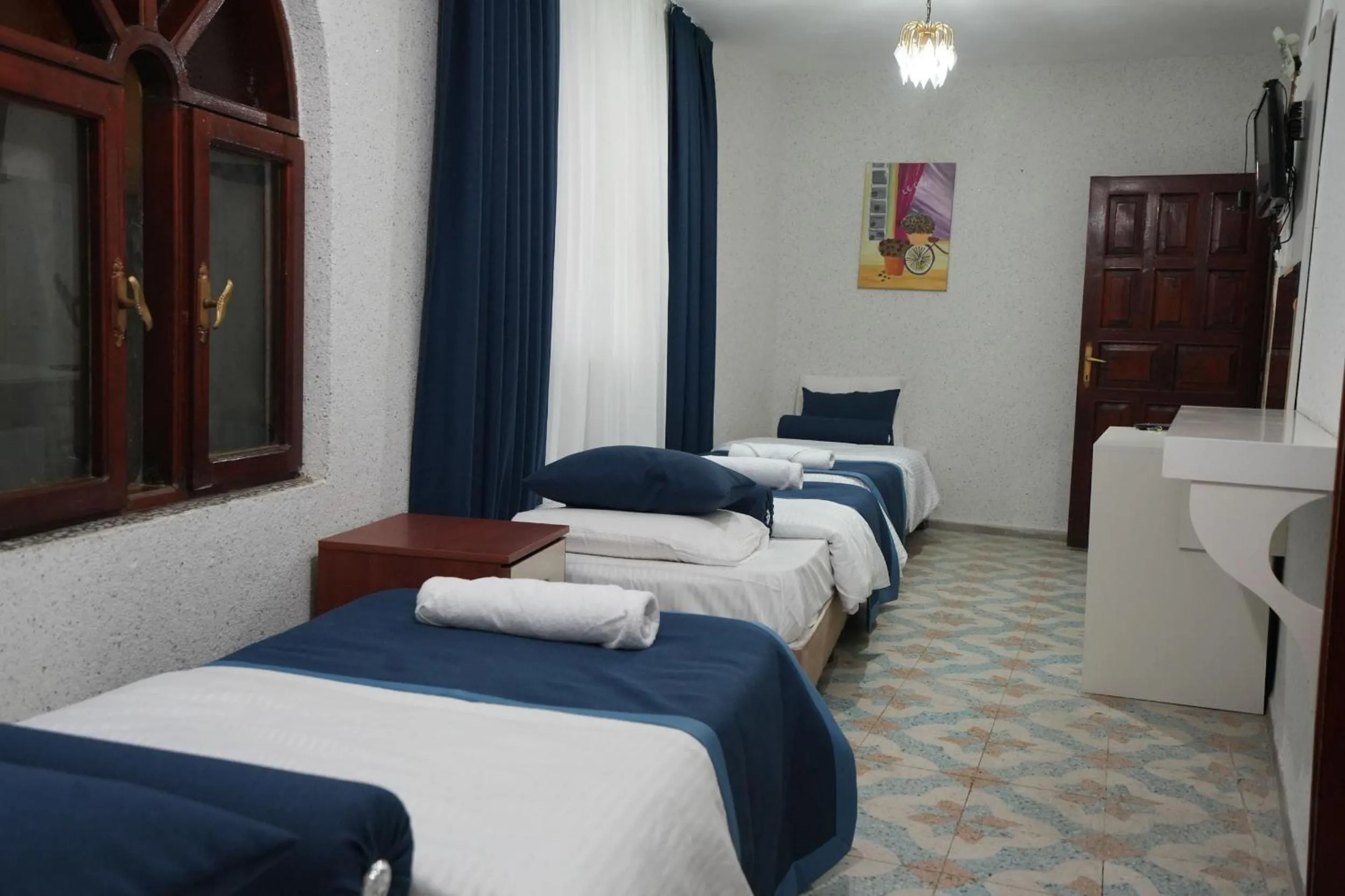 Bed in OzenTurku Hotel