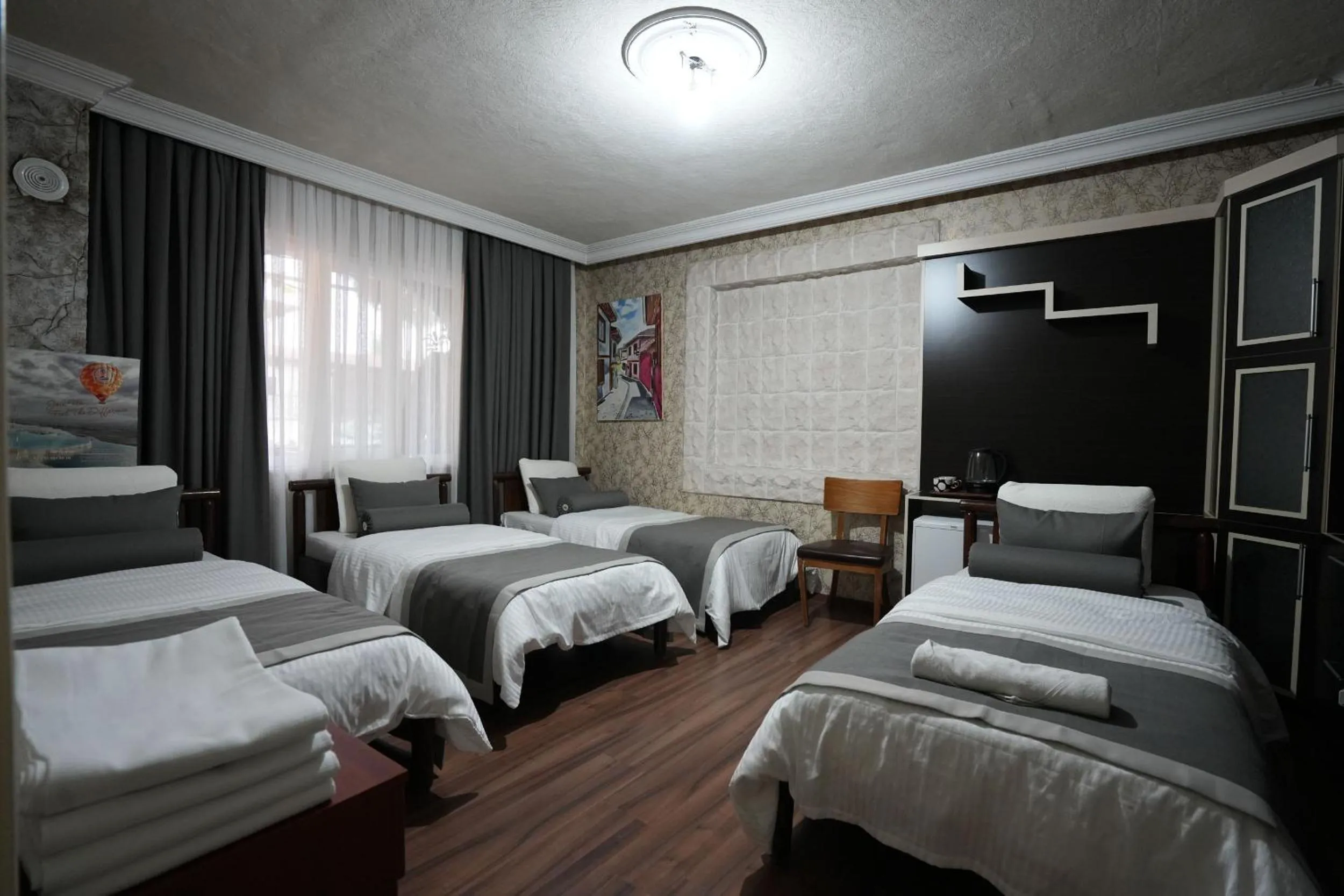 Bed in OzenTurku Hotel