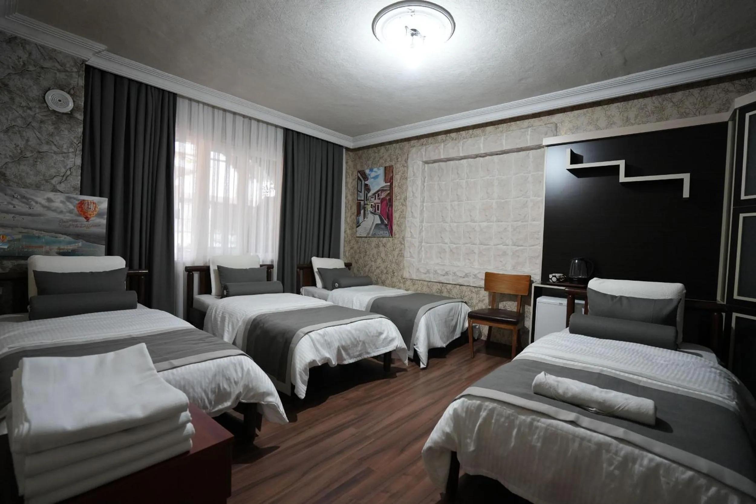 Bed in OzenTurku Hotel