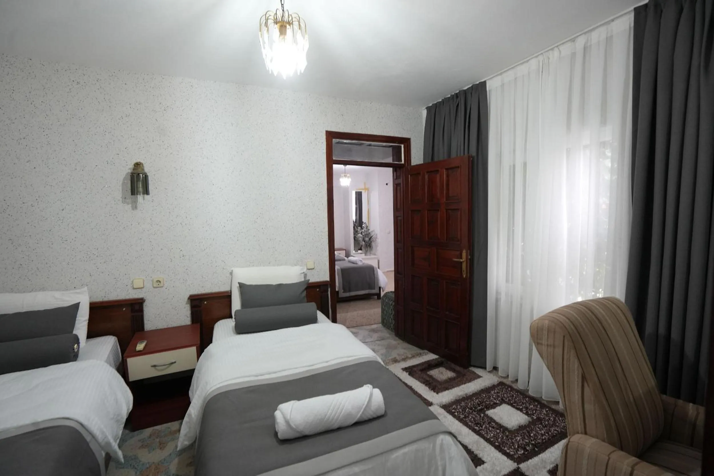 Bed in OzenTurku Hotel