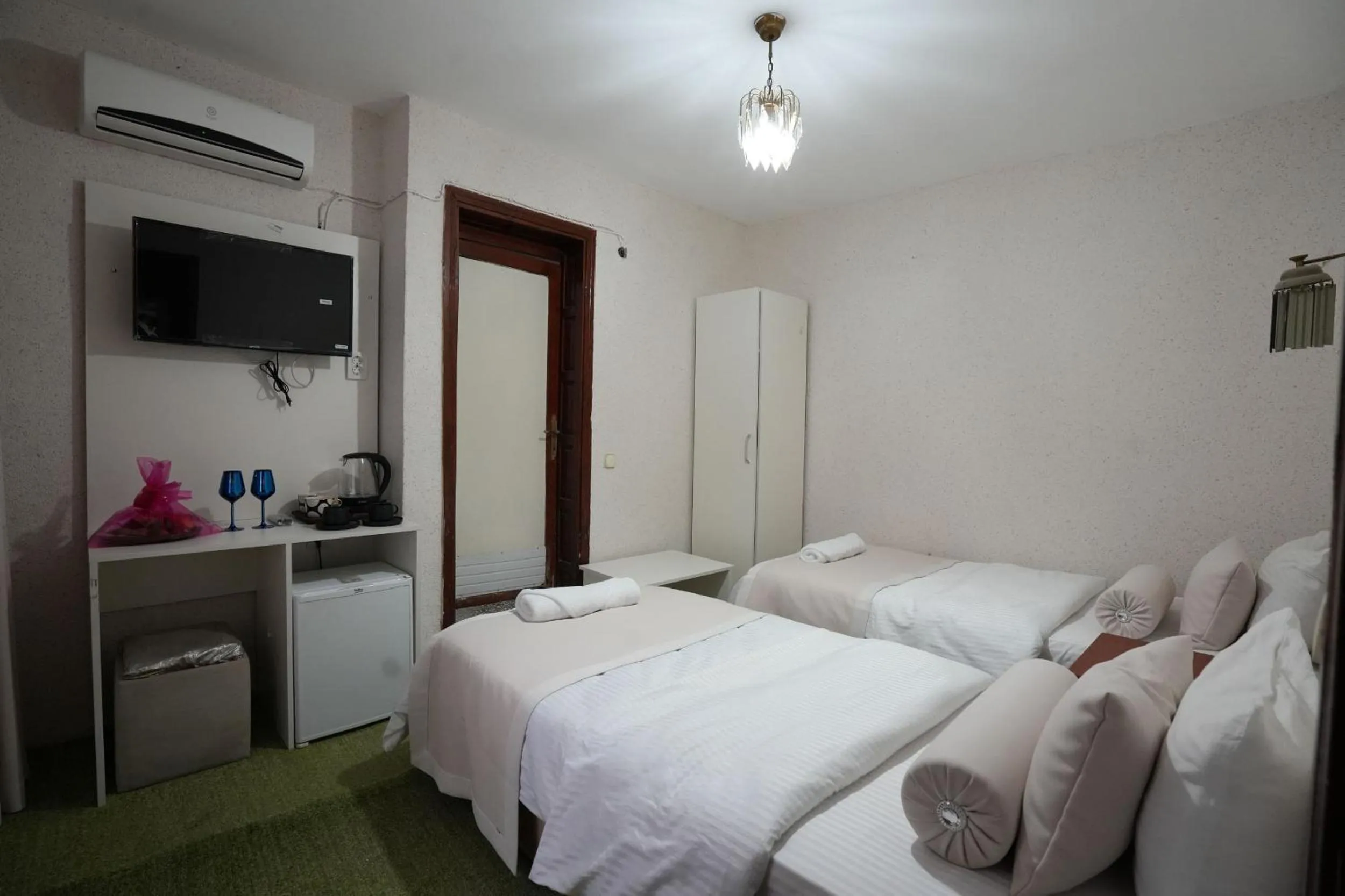 Bed in OzenTurku Hotel