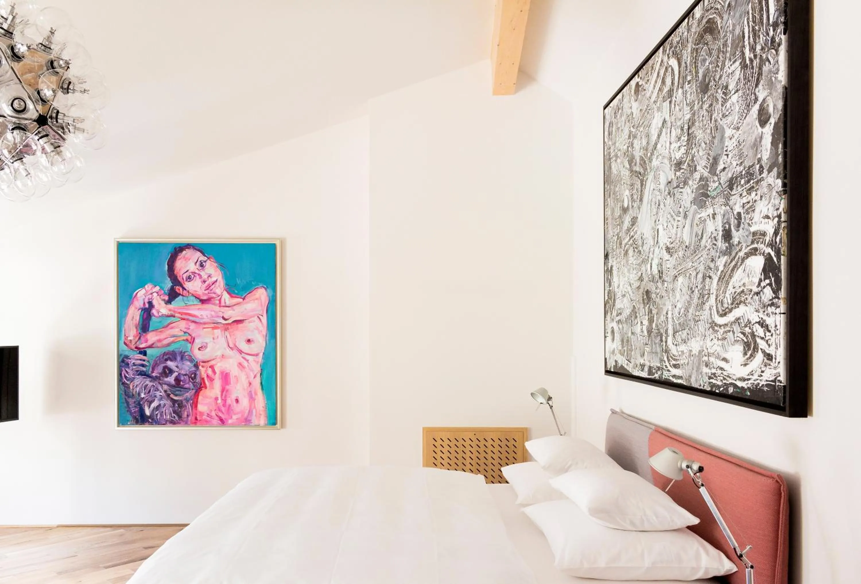 Bed in Kai 36 - Hotel zwischen Fels und Fluss