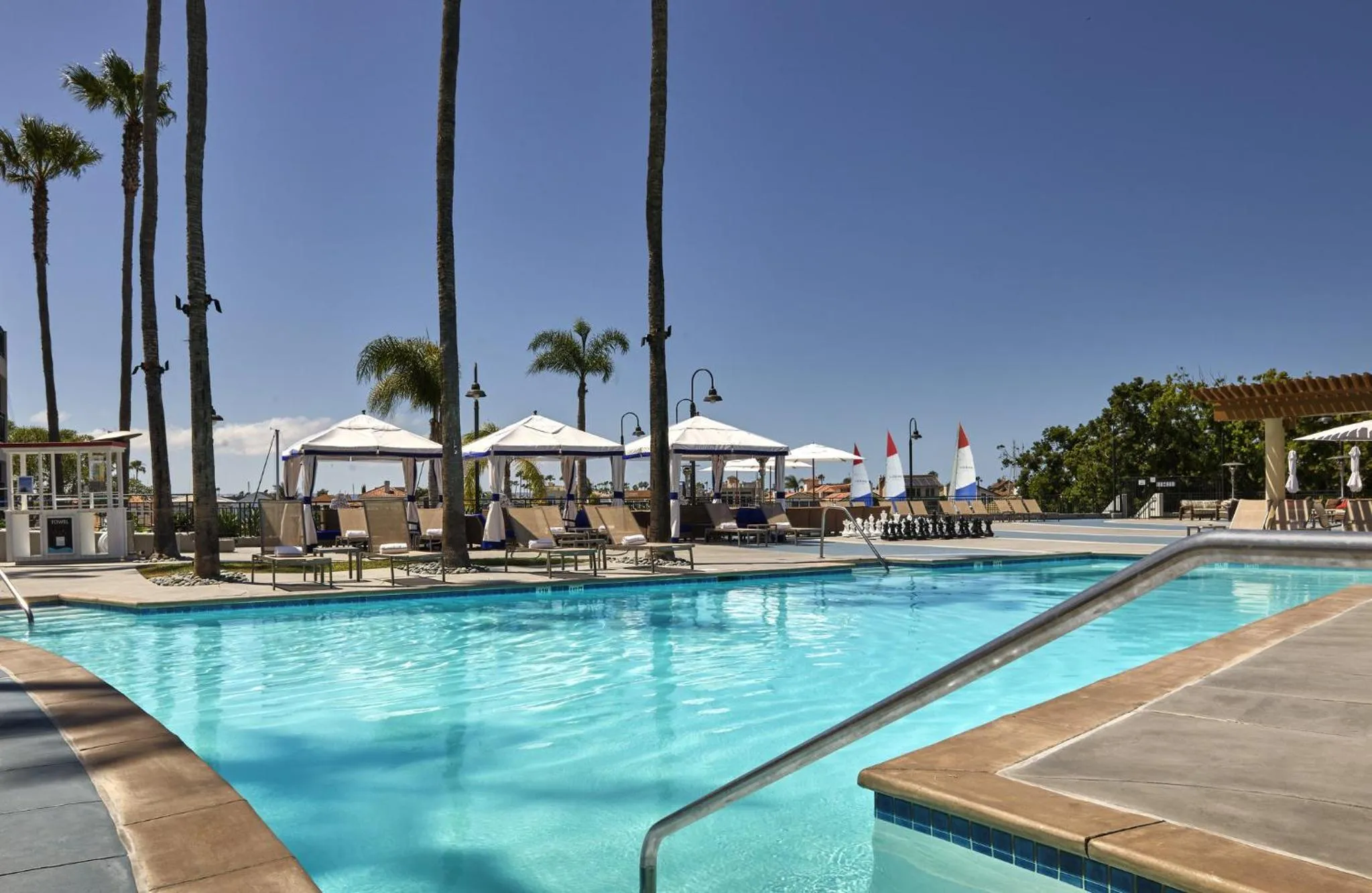 Swimming pool in Loews Coronado Bay Resort