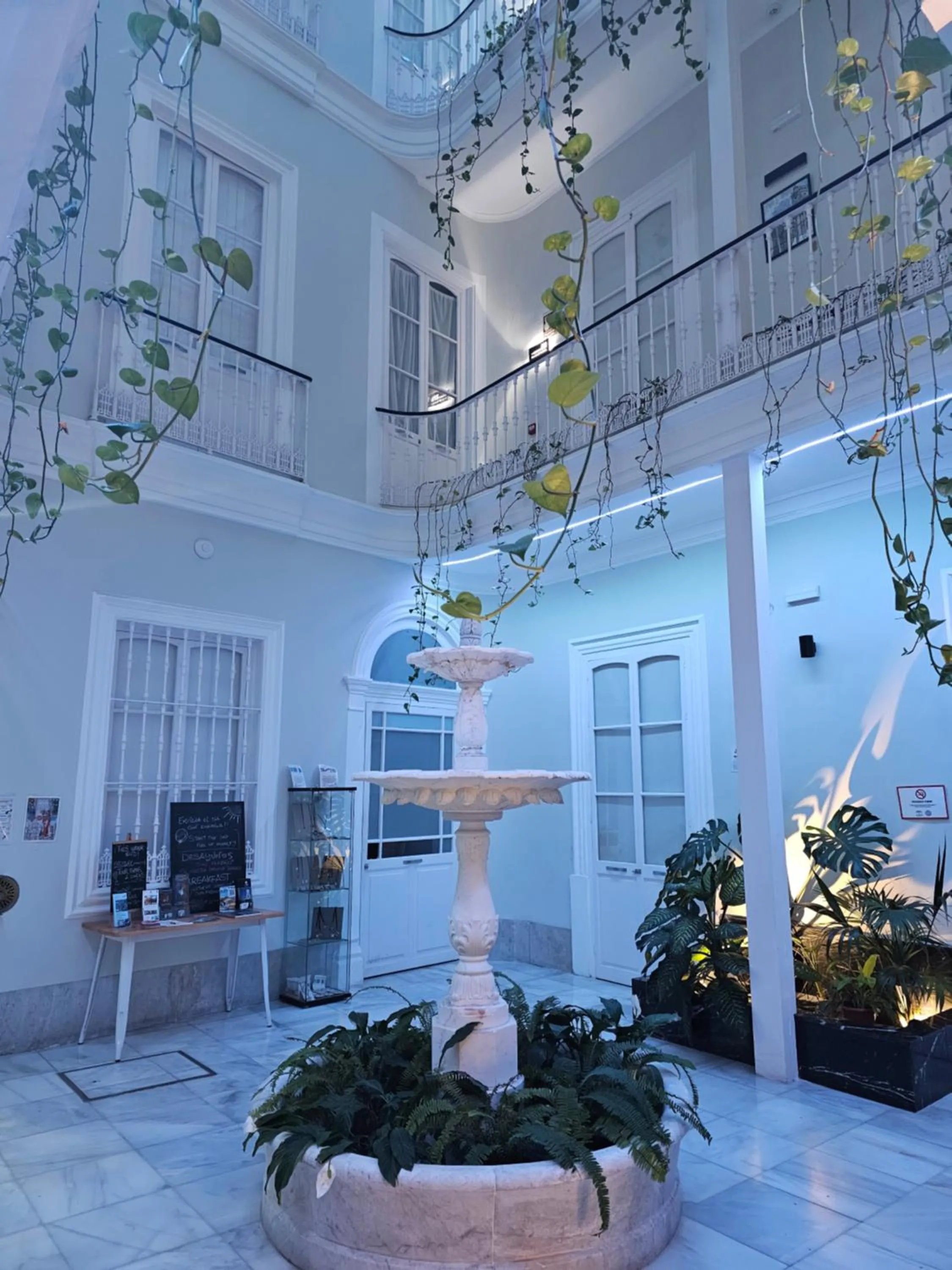 Patio in Planeta Cadiz Hostel