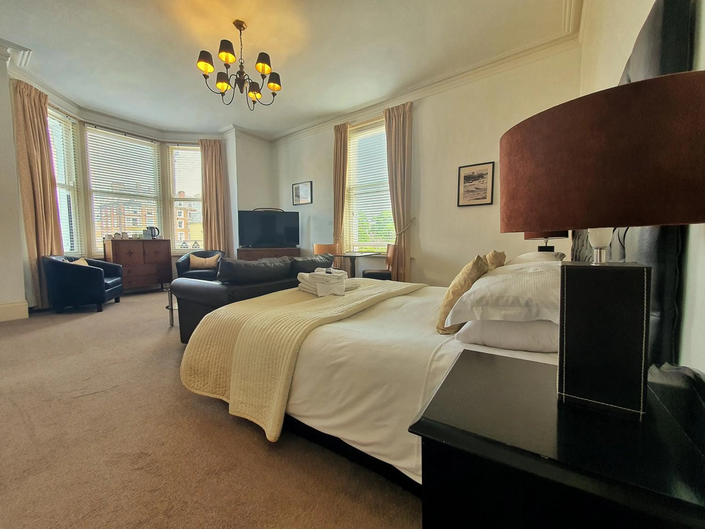 Bed in Rowntree Lodge