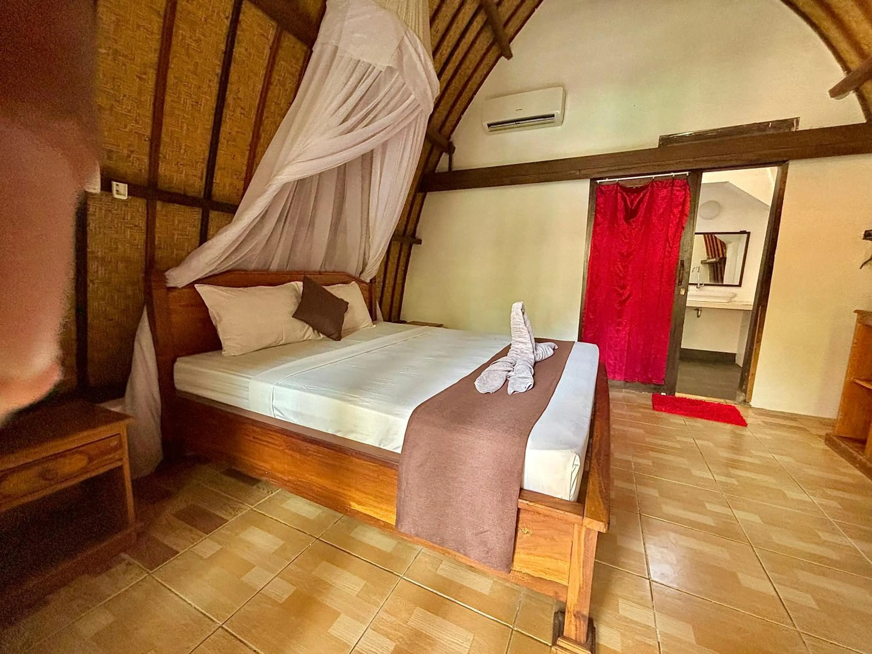 Photo of the whole room, Bed in Alibaba Bungalows