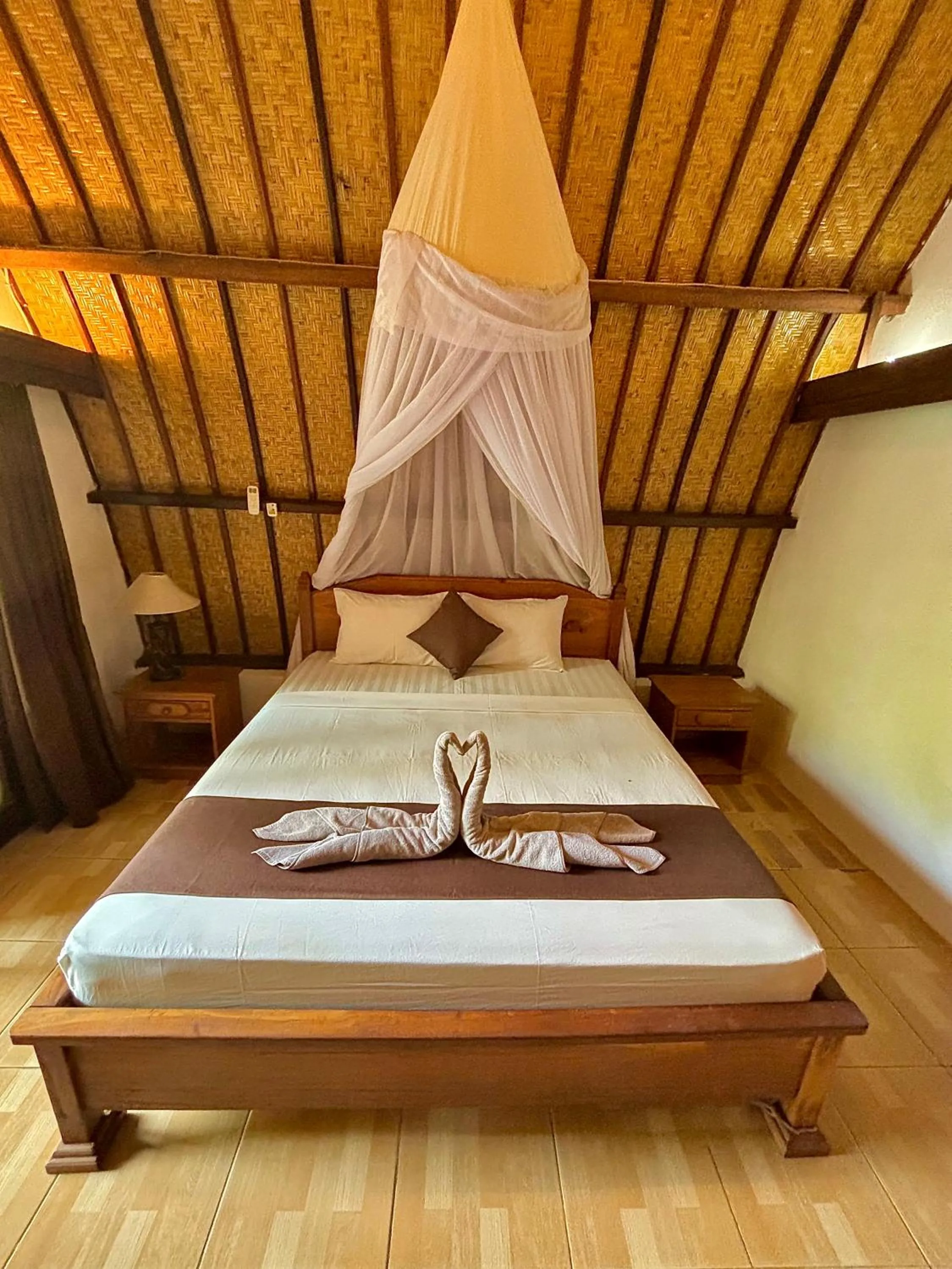 Bed in Alibaba Bungalows