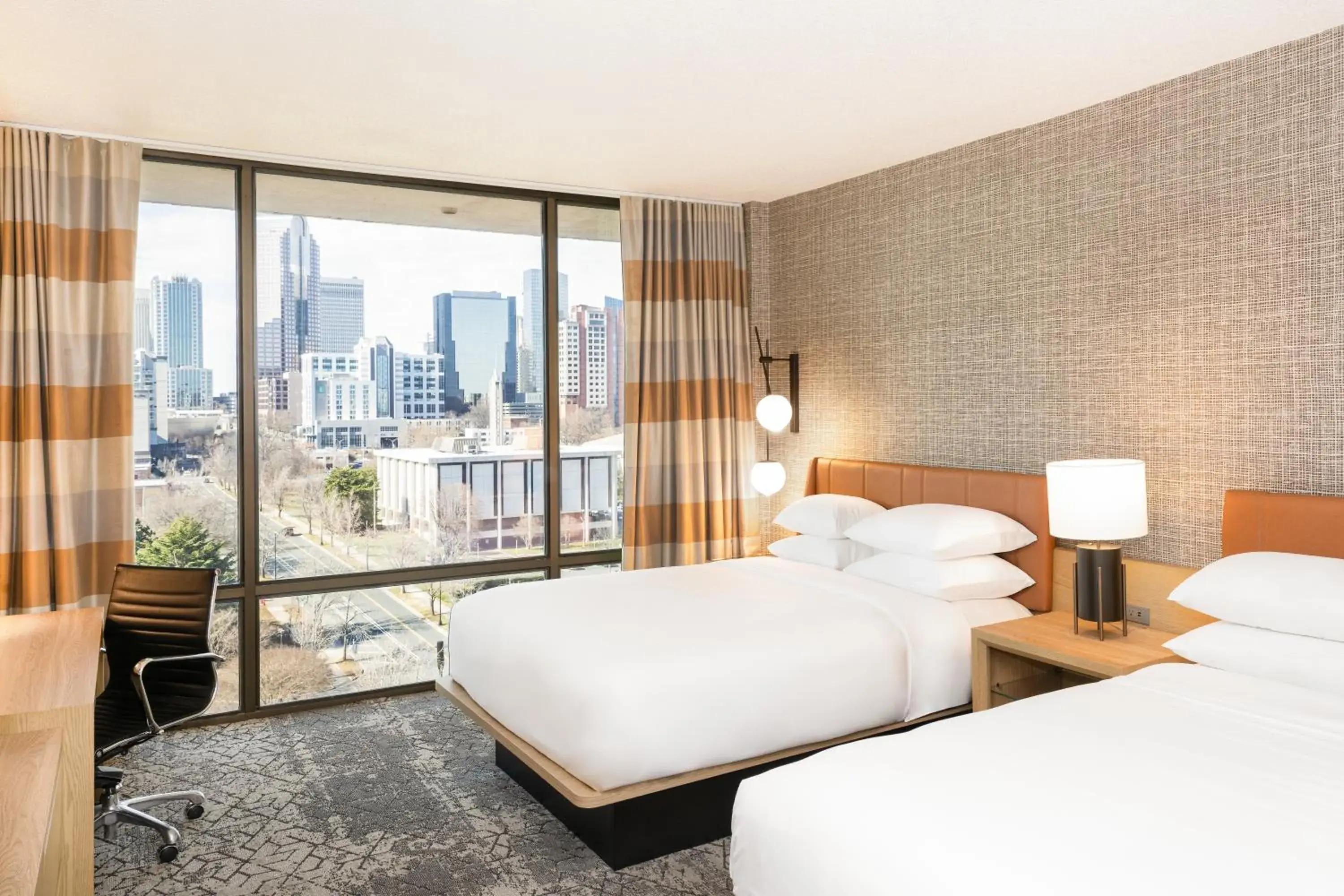 Guest room, 2 Queen, City view in Sheraton Charlotte Hotel Guest room, 2 Queen, City view in Sheraton Charlotte Hotel