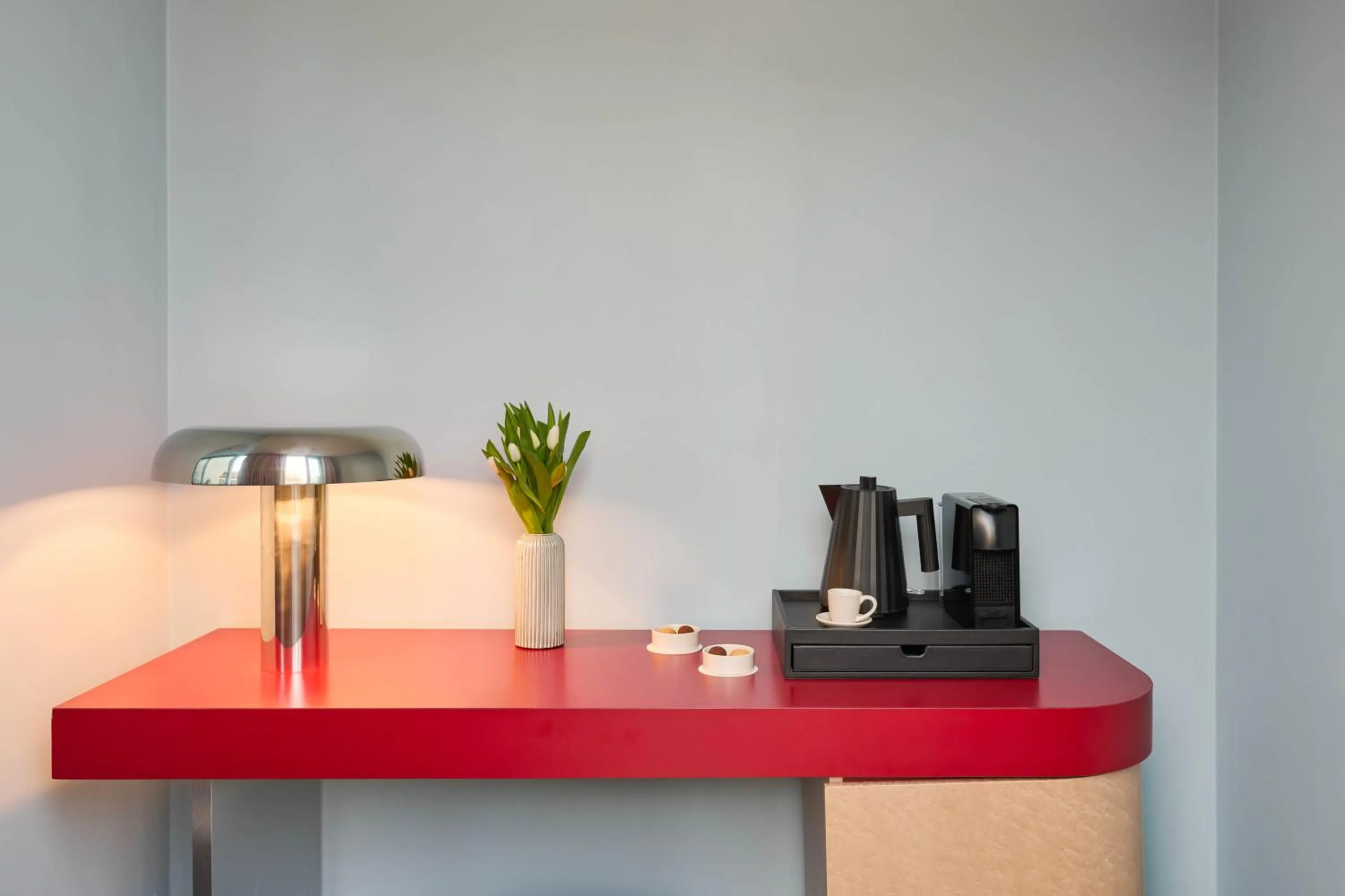 Coffee/tea facilities in Moderno Hotel Roma