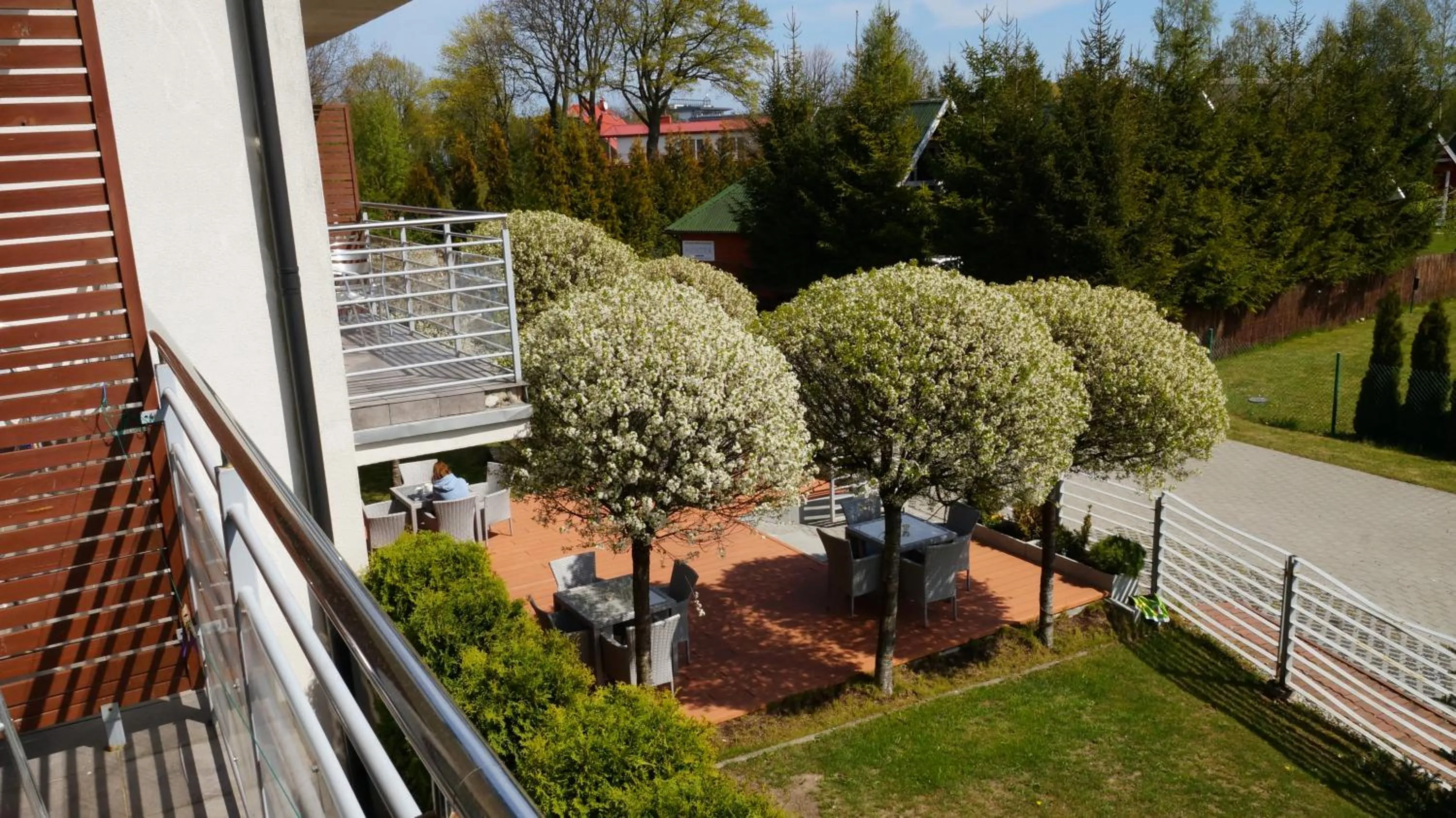 Garden view in Srebrne Tarasy