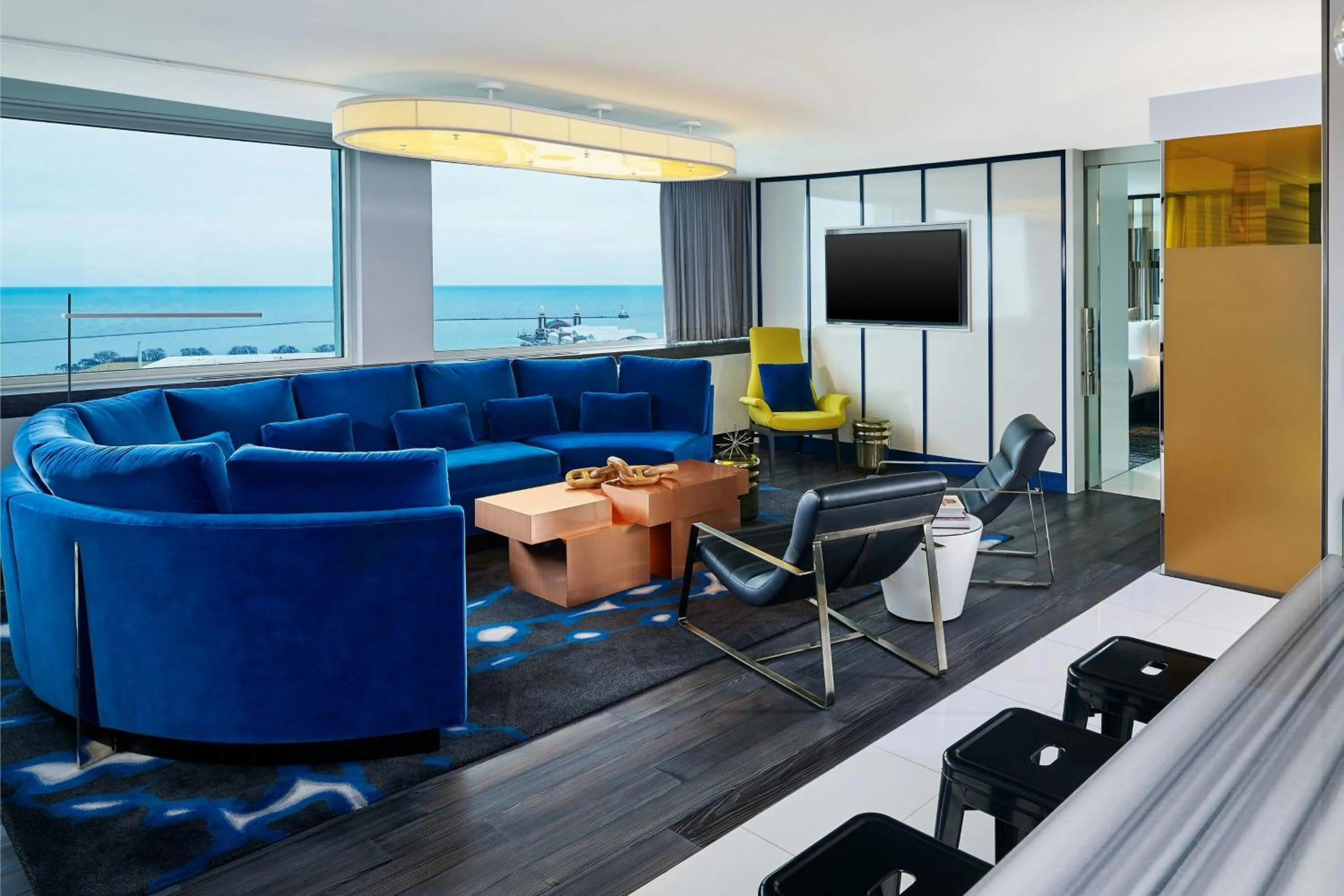 Living room in The Wade