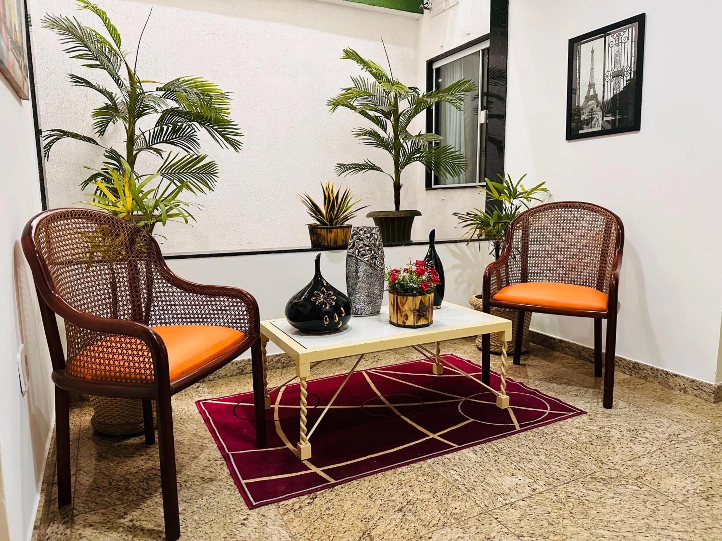 Seating area in Hotel Netto