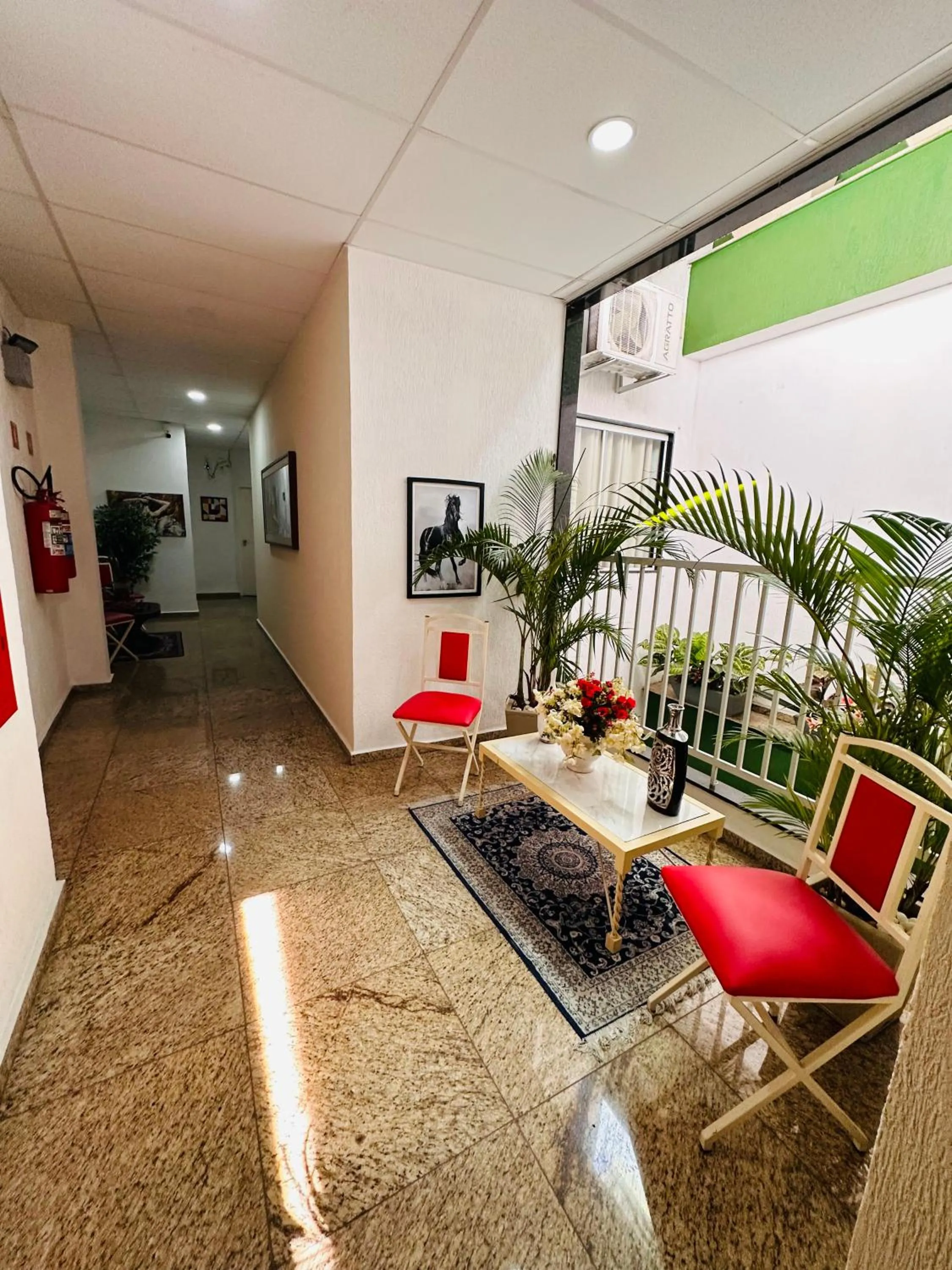 Seating area in Hotel Netto