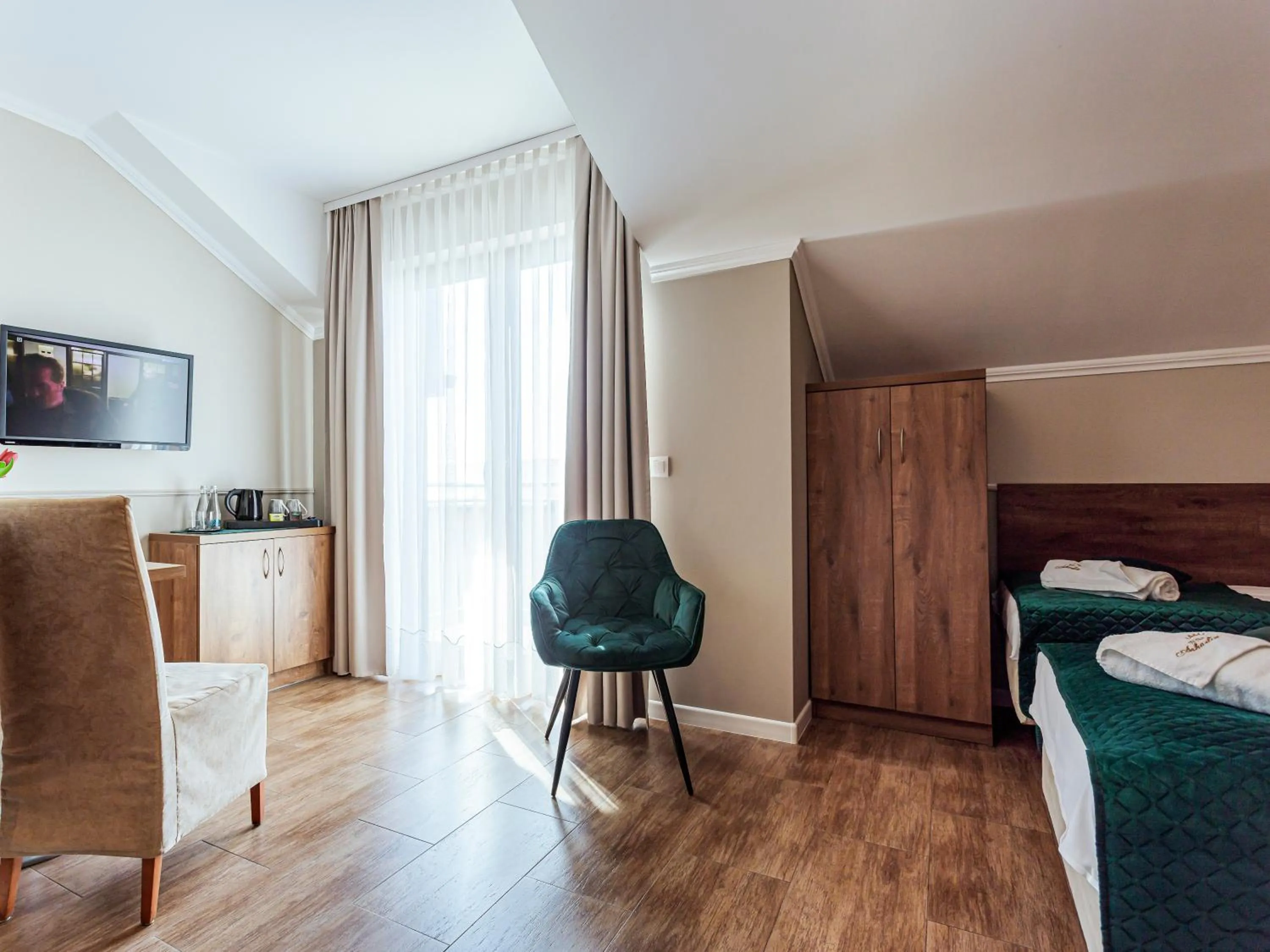 Bed in Willa Arkadia