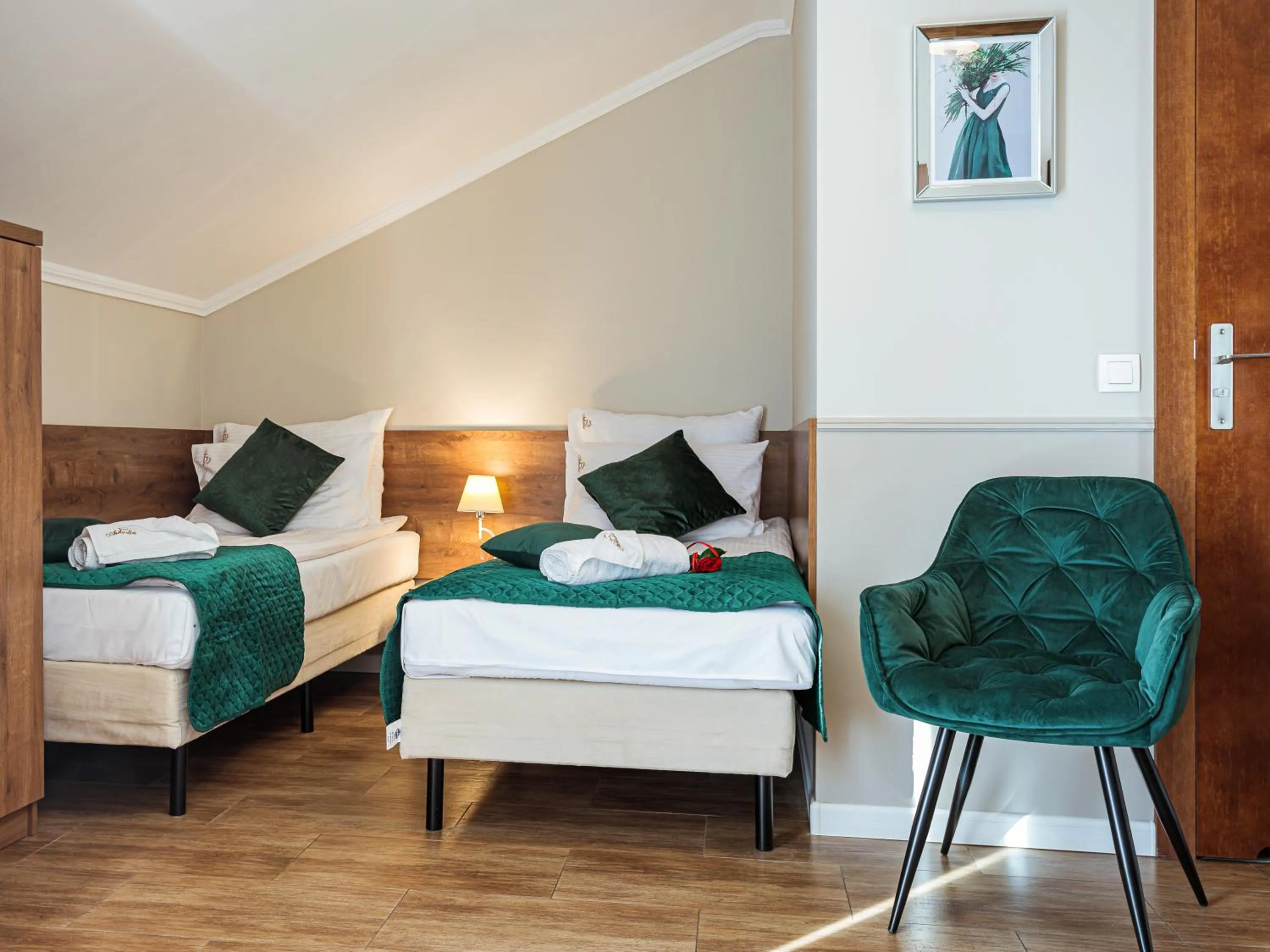 Bed in Willa Arkadia