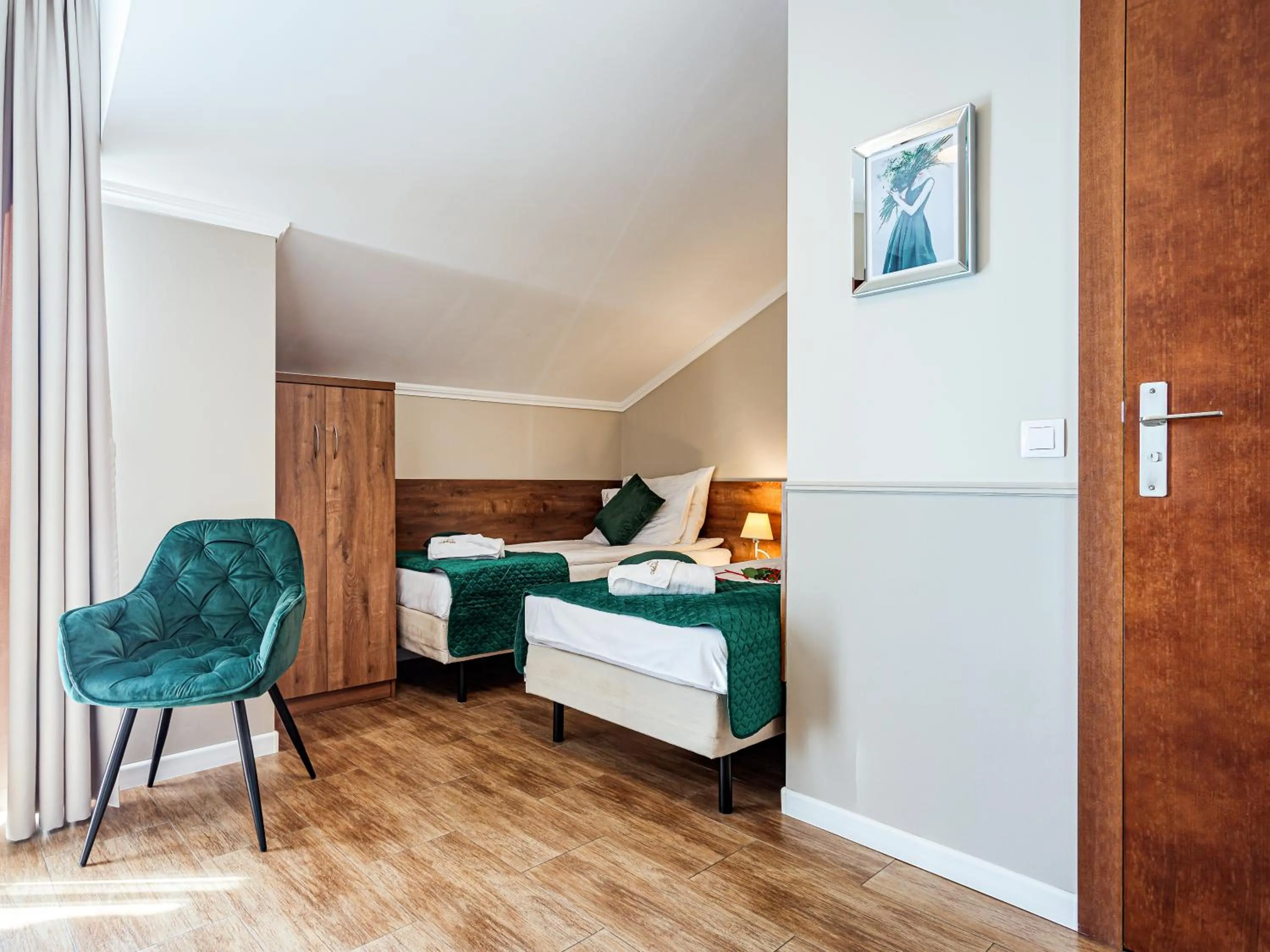 Bed in Willa Arkadia