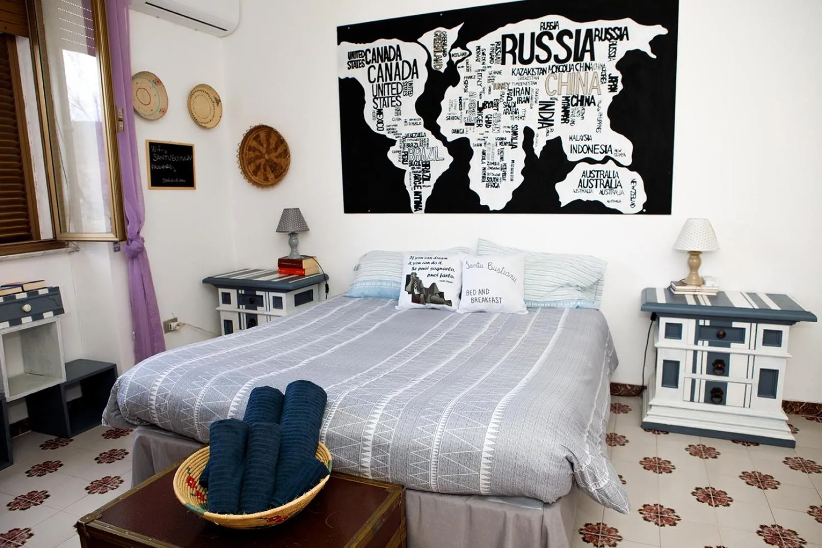 Bed in Santu Bustianu