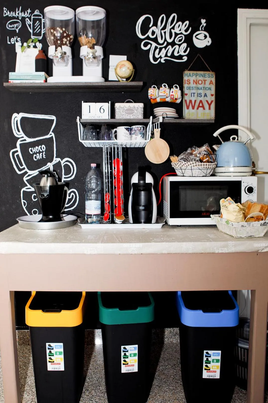 Kitchen or kitchenette in Santu Bustianu