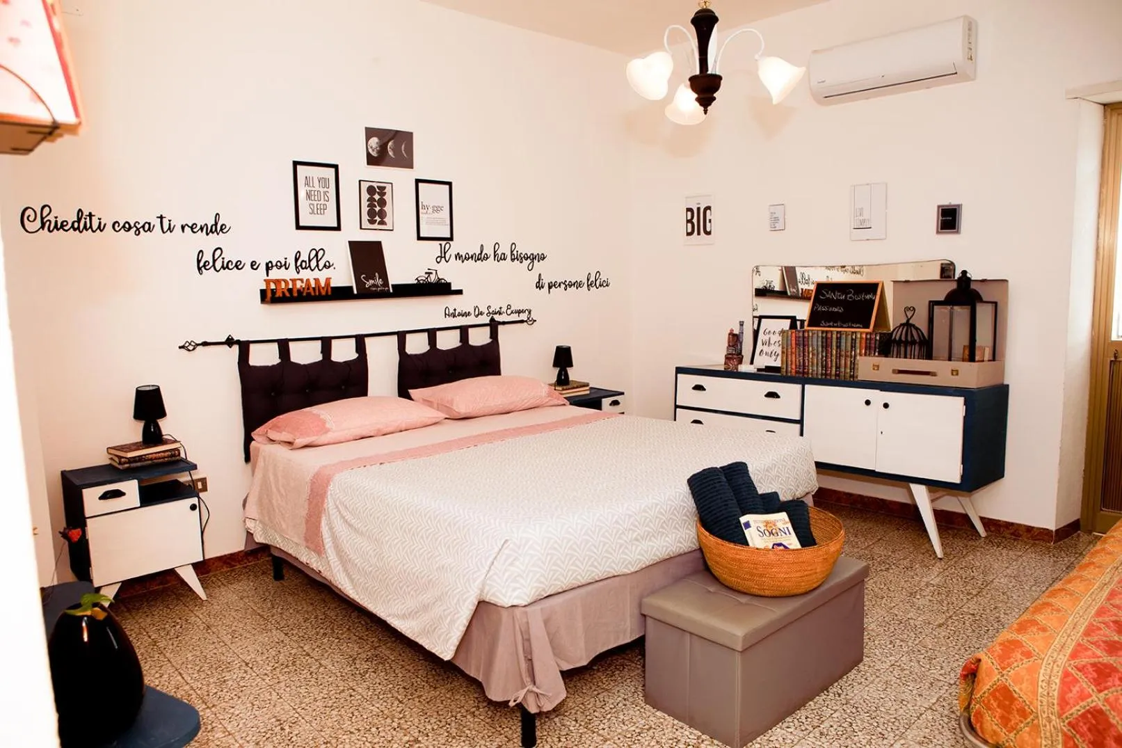 Bed in Santu Bustianu