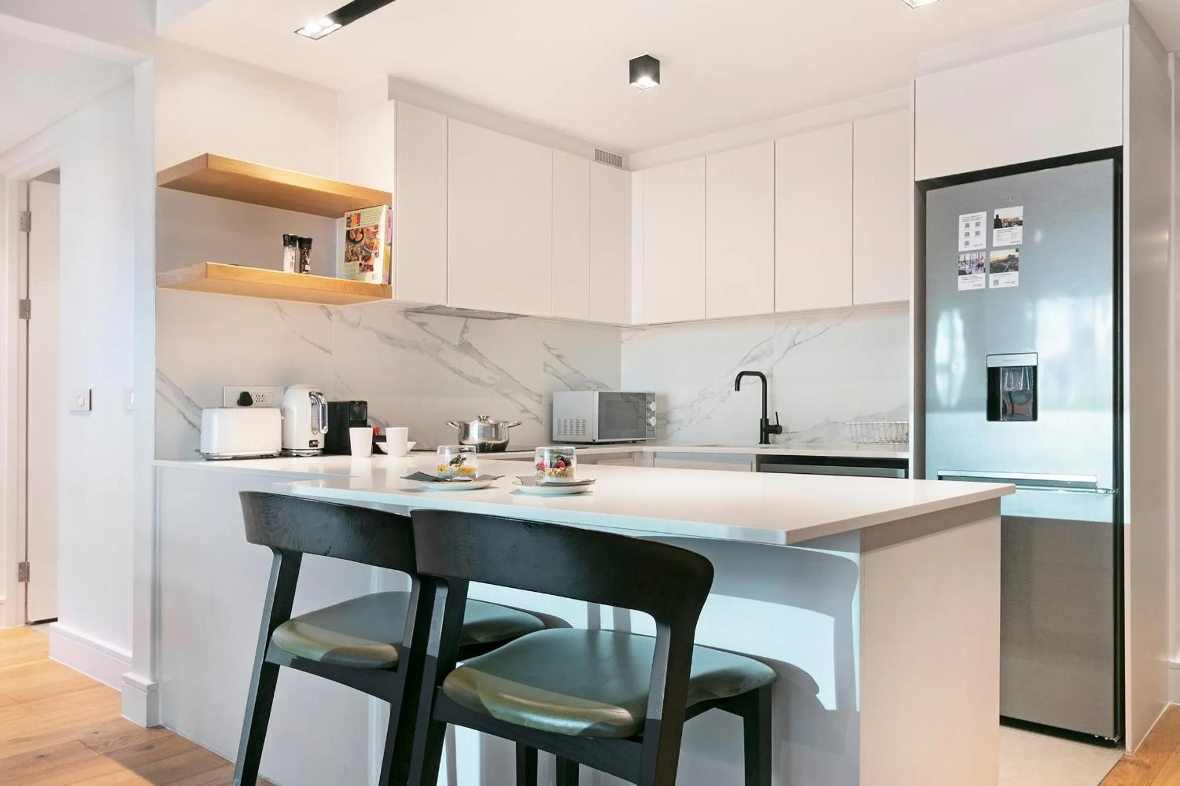 kitchen in Latitude Aparthotel by Totalstay