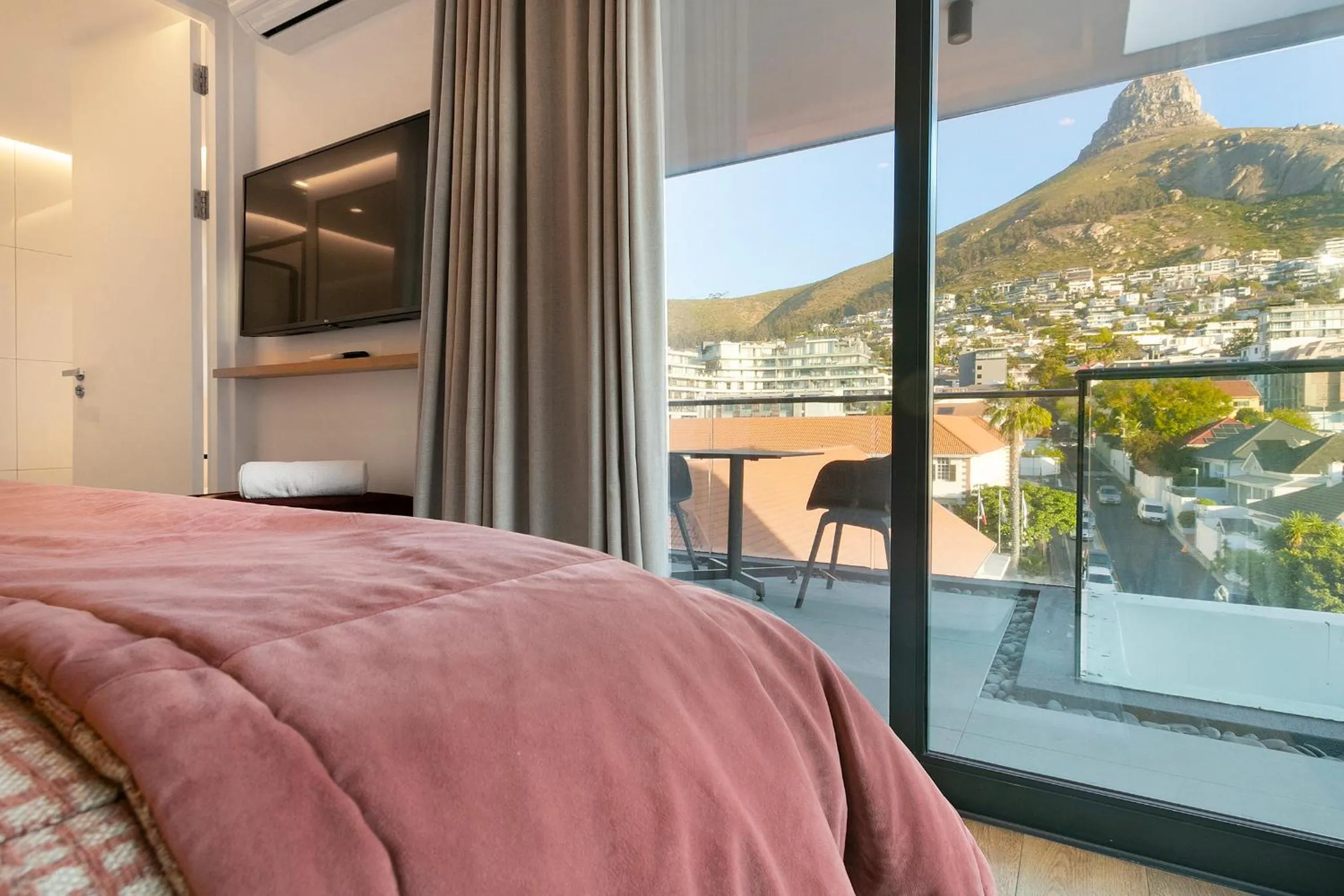 View (from property/room), Bed in Latitude Aparthotel by Totalstay