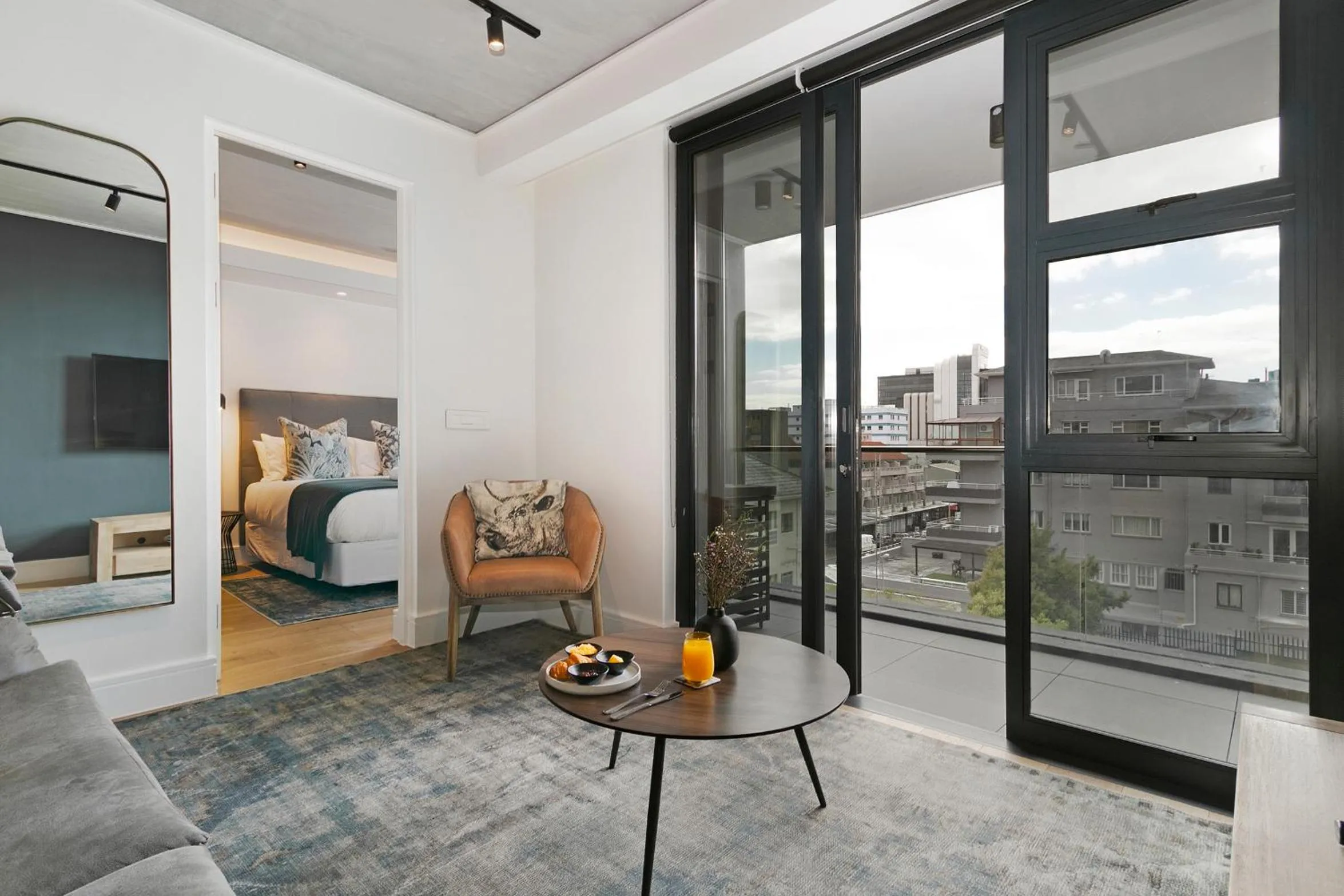 Living room, Bed in Latitude Aparthotel by Totalstay