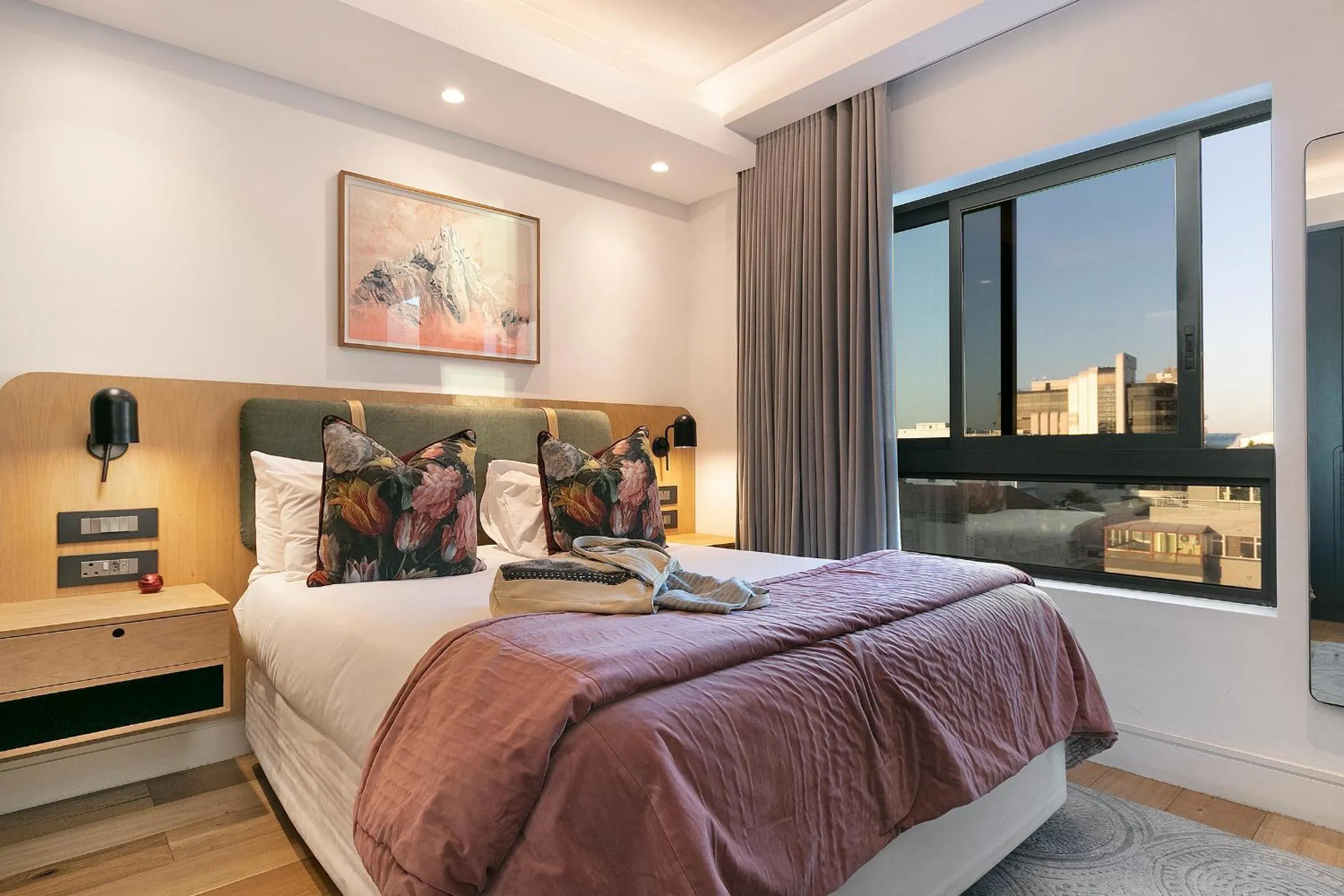 View (from property/room), Bed in Latitude Aparthotel by Totalstay