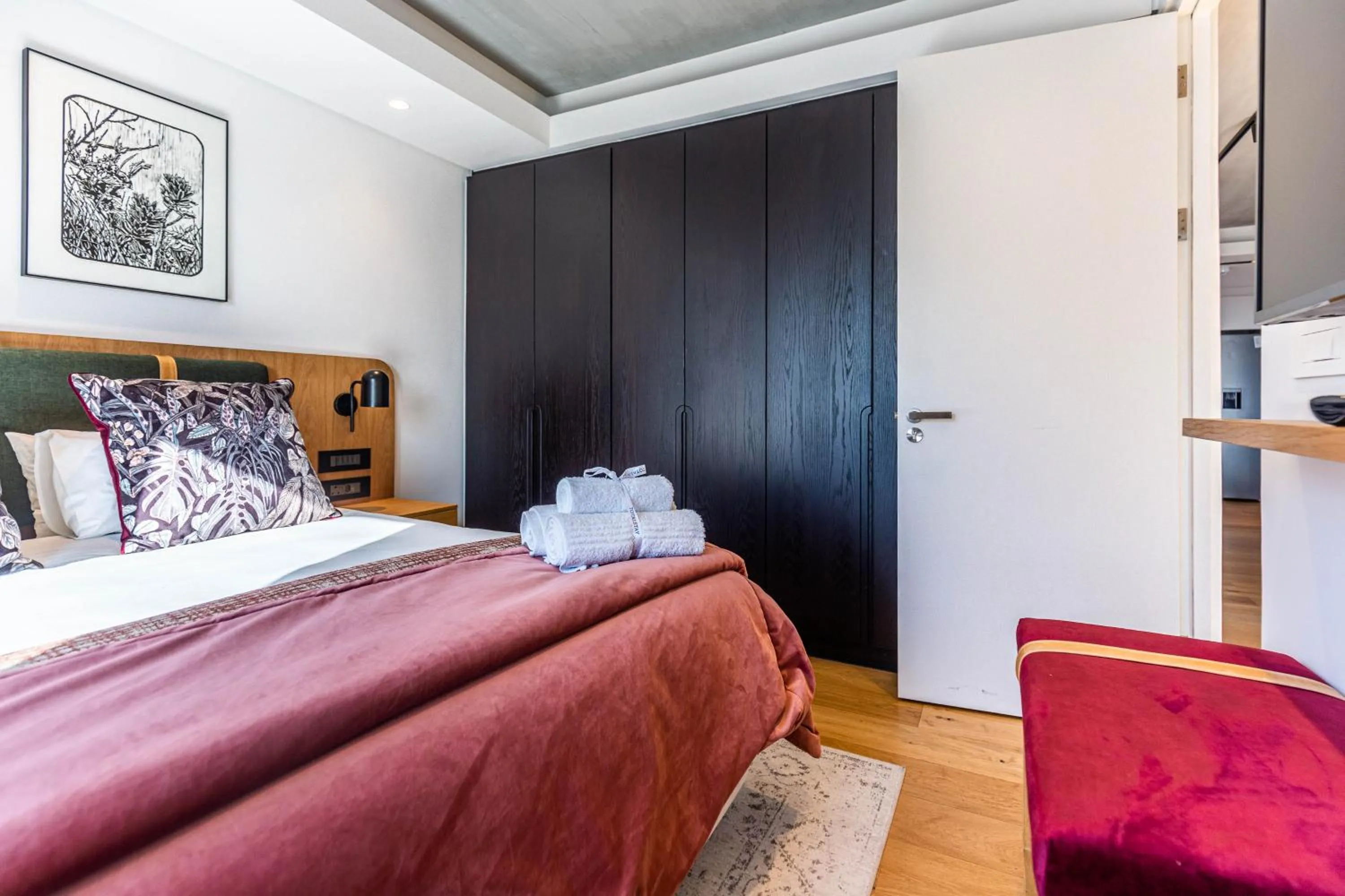 Bedroom, Bed in Latitude Aparthotel by Totalstay