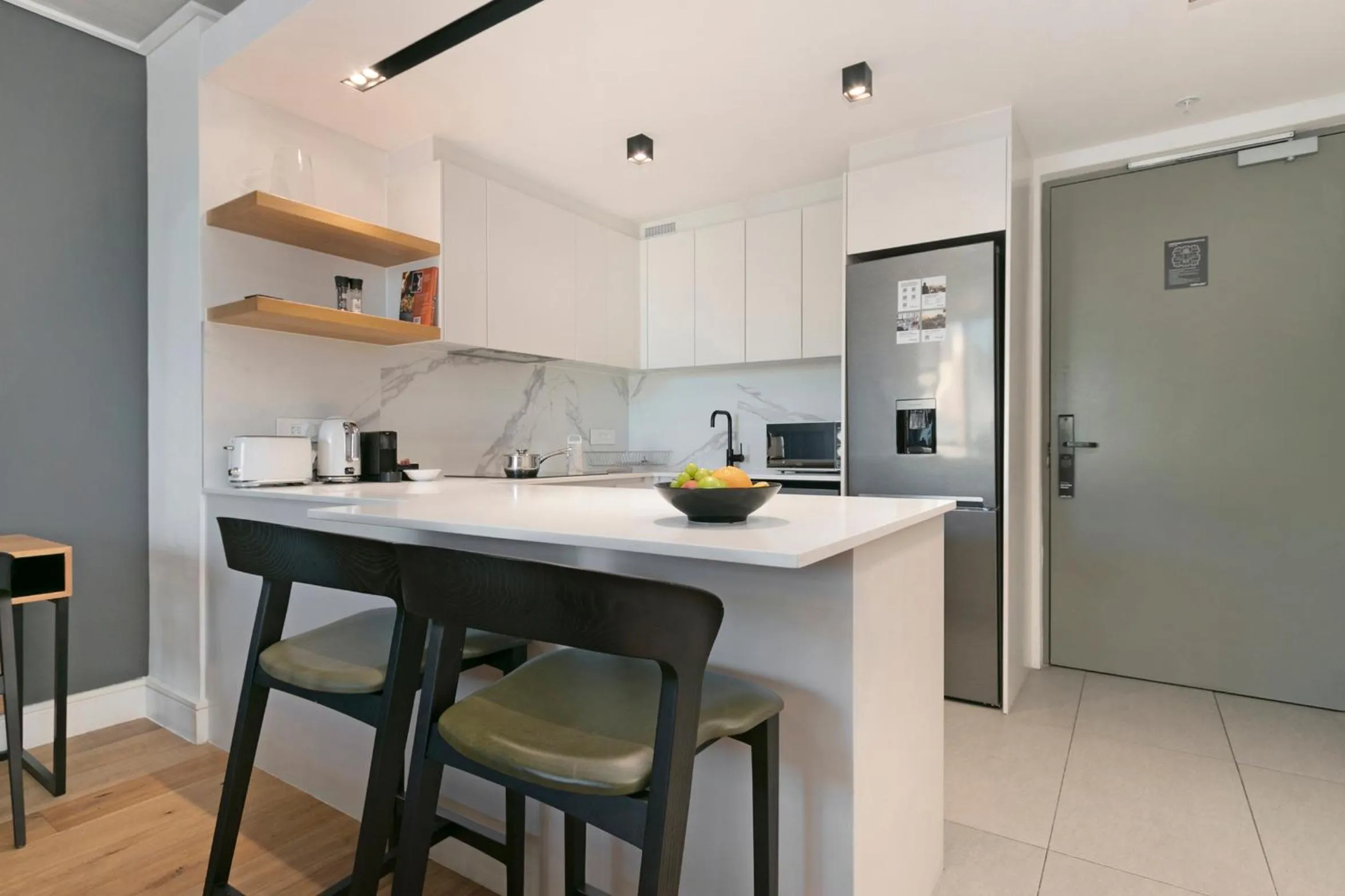 kitchen in Latitude Aparthotel by Totalstay