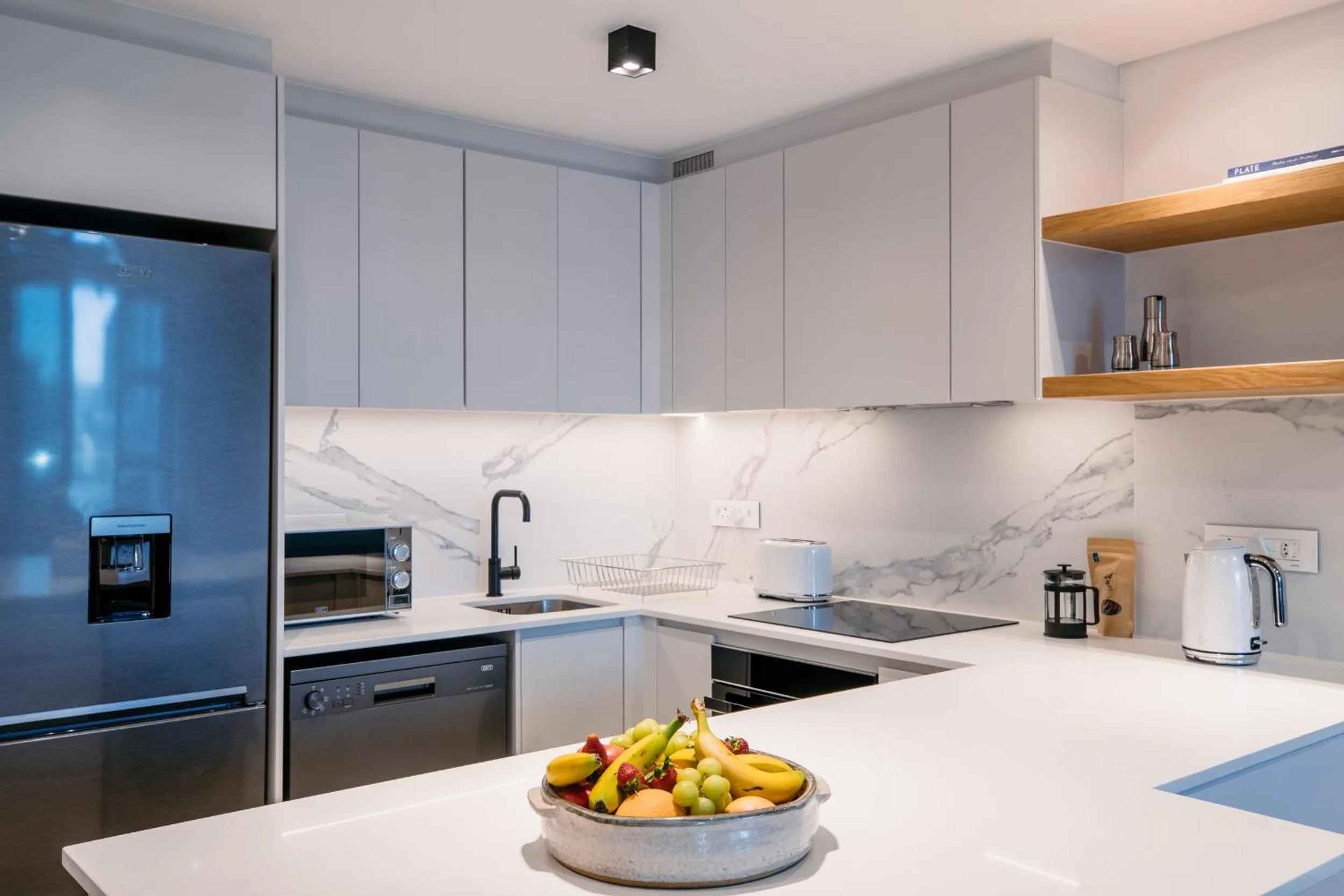 Kitchen or kitchenette in Latitude Aparthotel by Totalstay