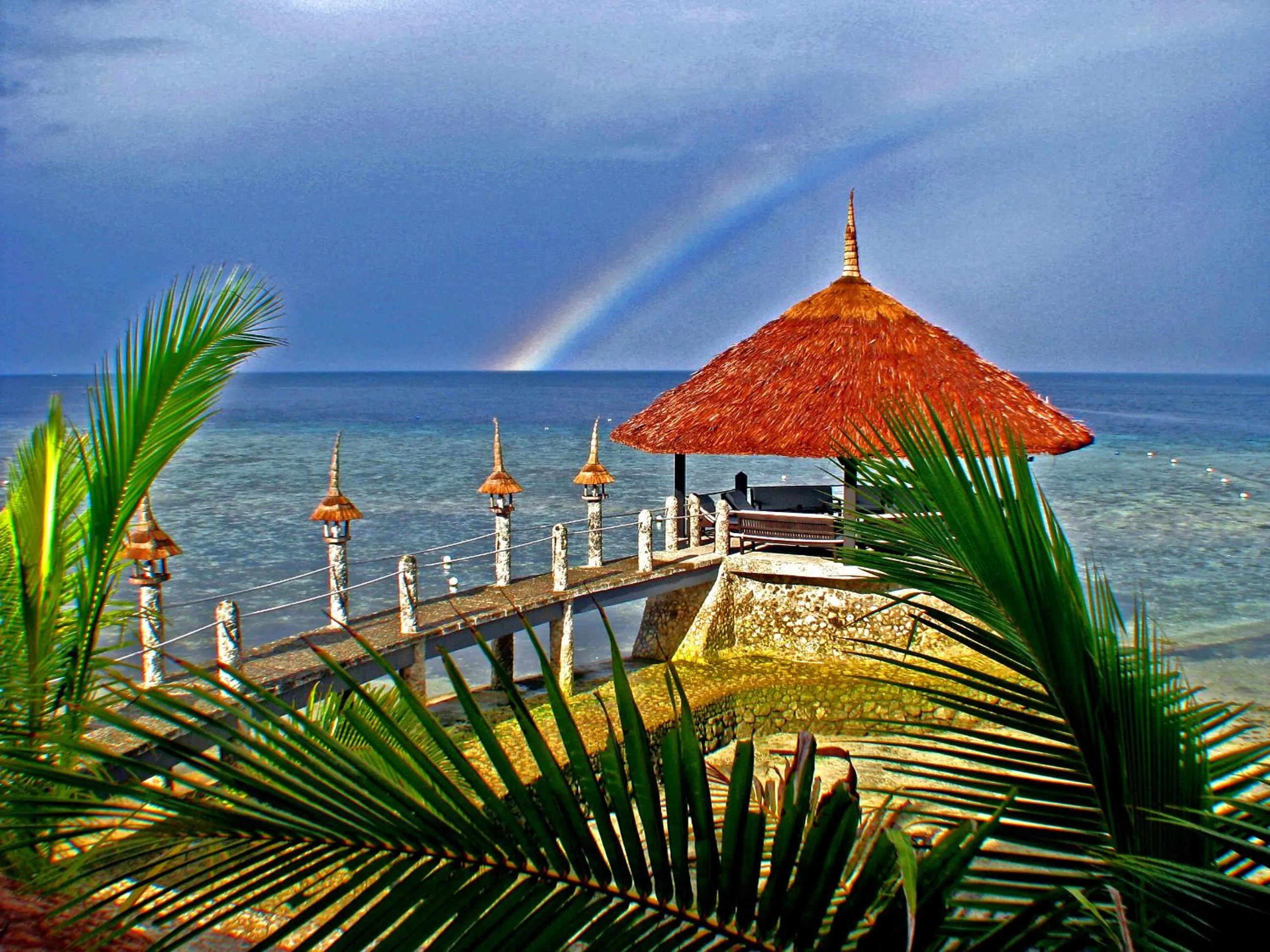 View (from property/room) in Dolphin House Resort Moalboal