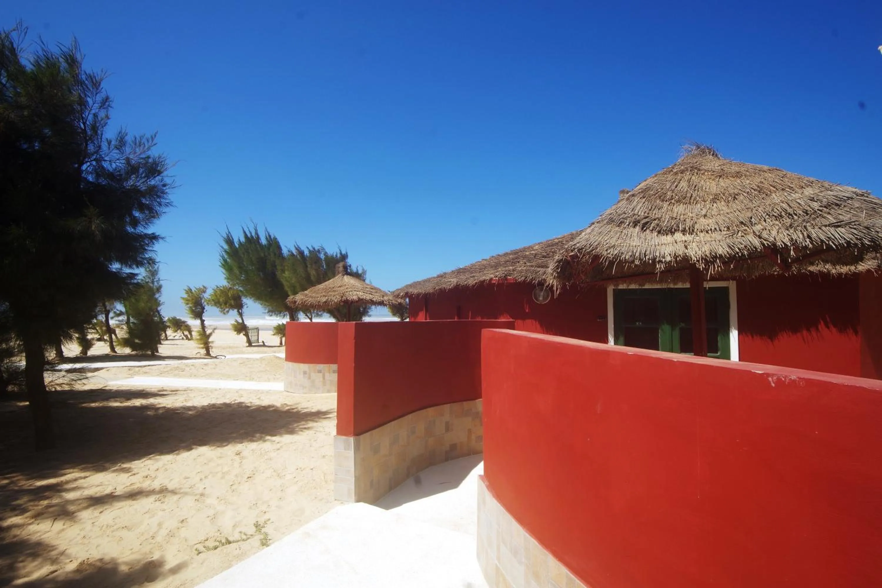 Garden view in Diamarek Hotel Sur La Plage