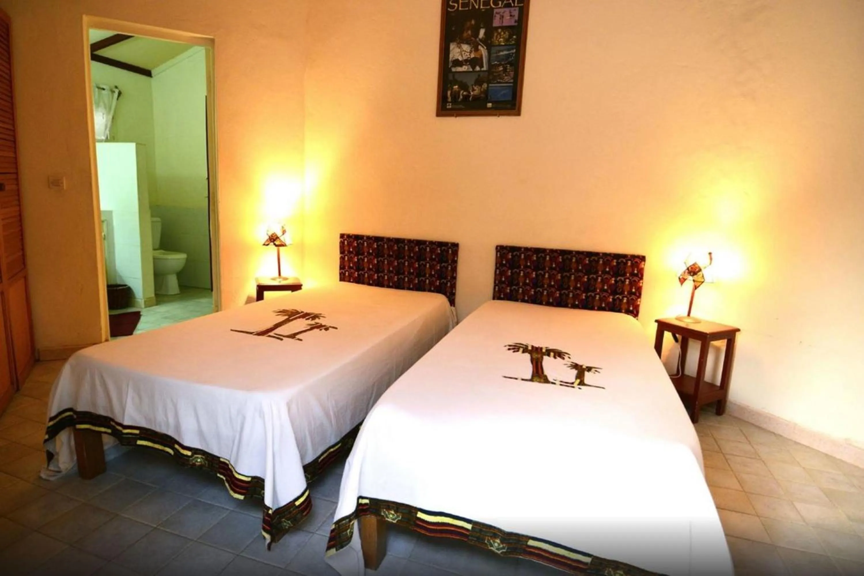 Bedroom in Diamarek Hotel Sur La Plage