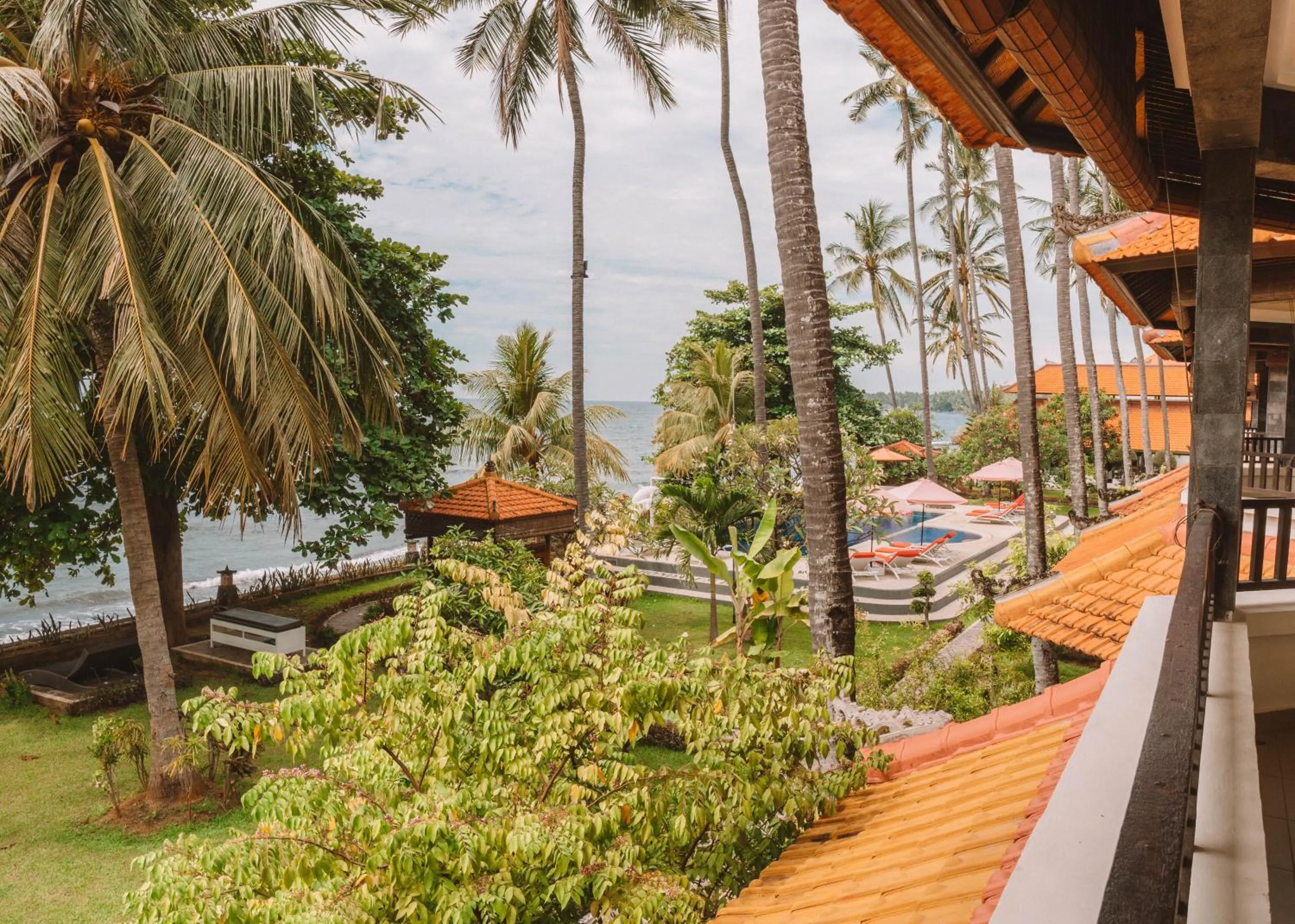 Garden view in Bondalem Beach Club