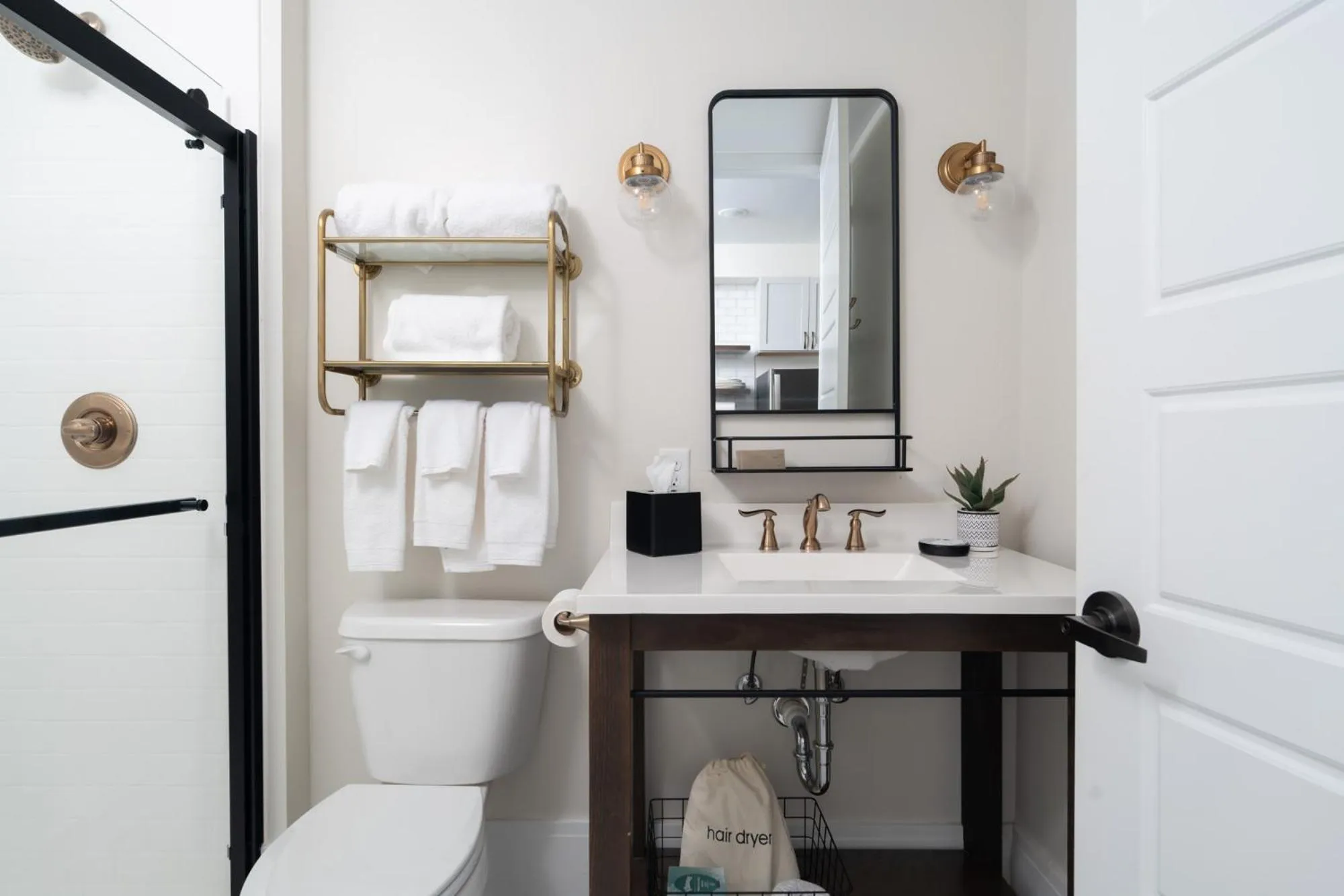 Bathroom in Hancock House