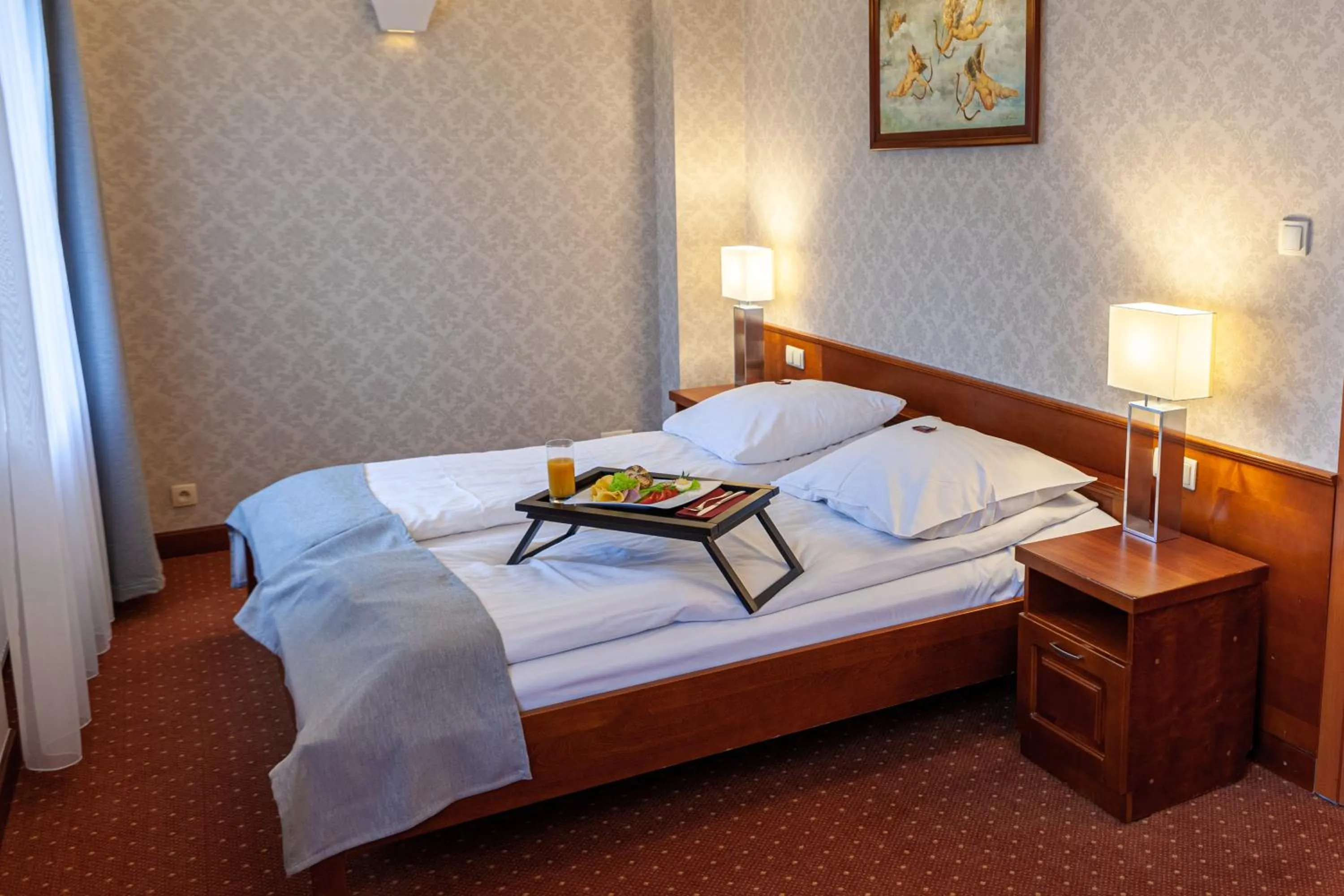 Bed in Eurohotel Swarzędz